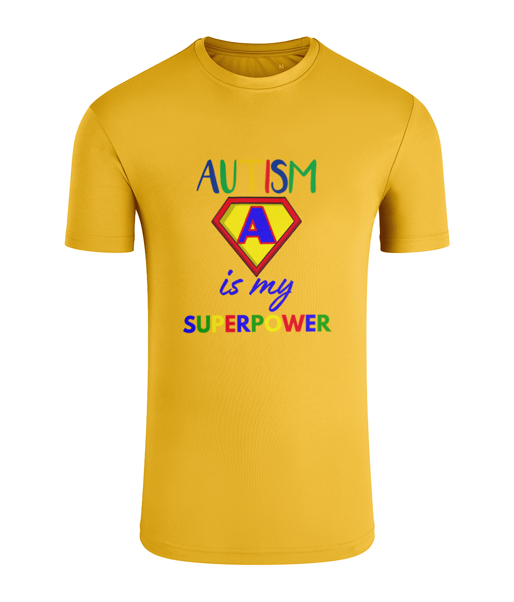 Autism is my superpower kids children's t-shirt summer clothing