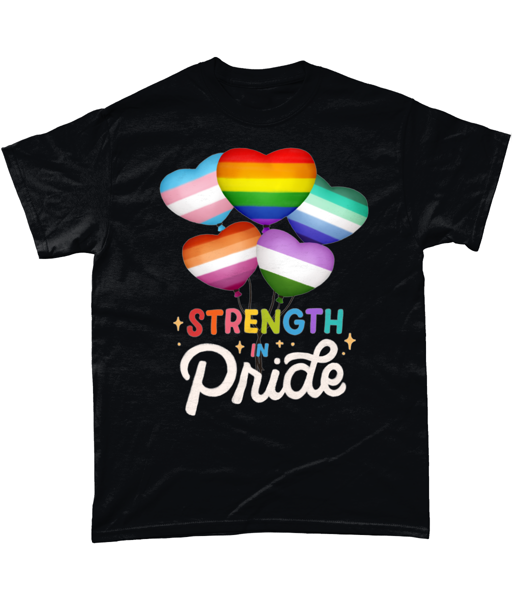 Strength in pride gay trans LGBTQIA T-Shirt