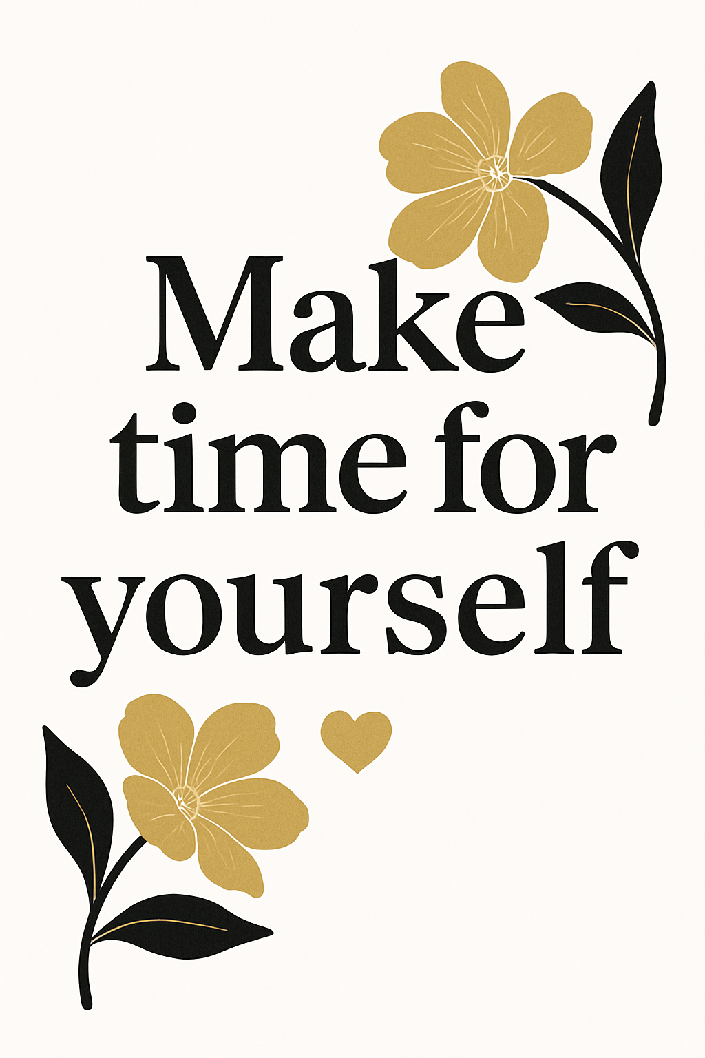 Free Printable Wall Art – Take Time for Yourself
