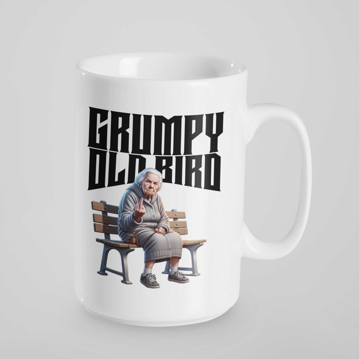 Grumpy Old Bird Funny Rude Mug for women