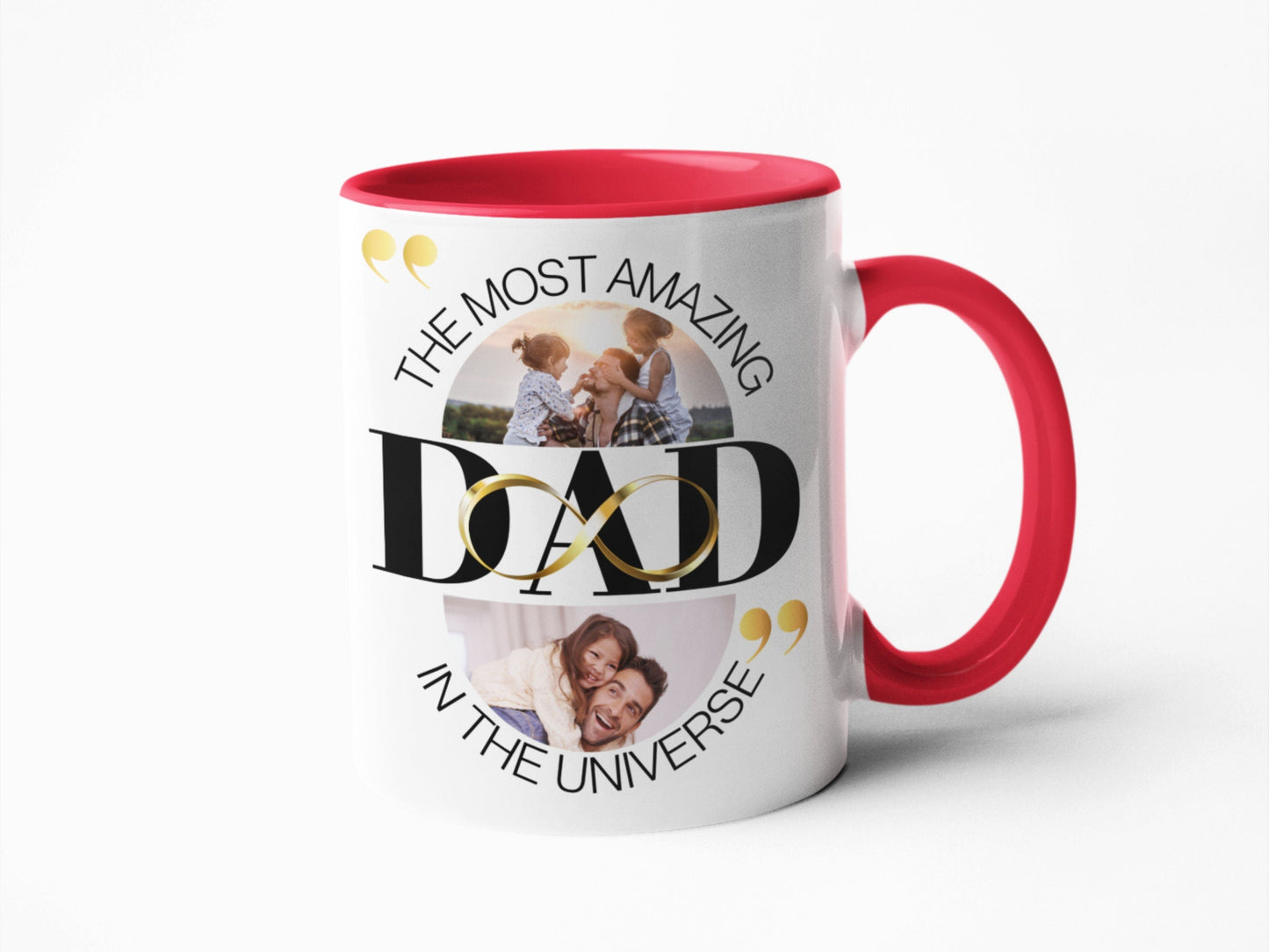 Amazing Dad Photo personalised Mug for Fathers gift