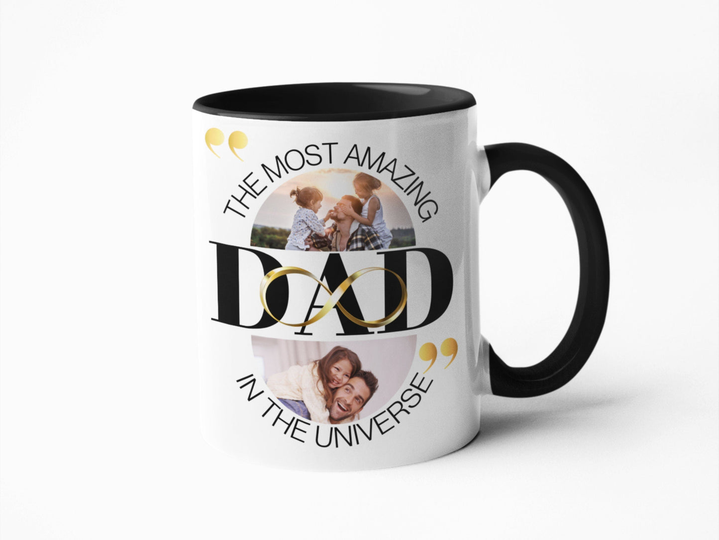 Amazing Dad Photo personalised Mug for Fathers gift
