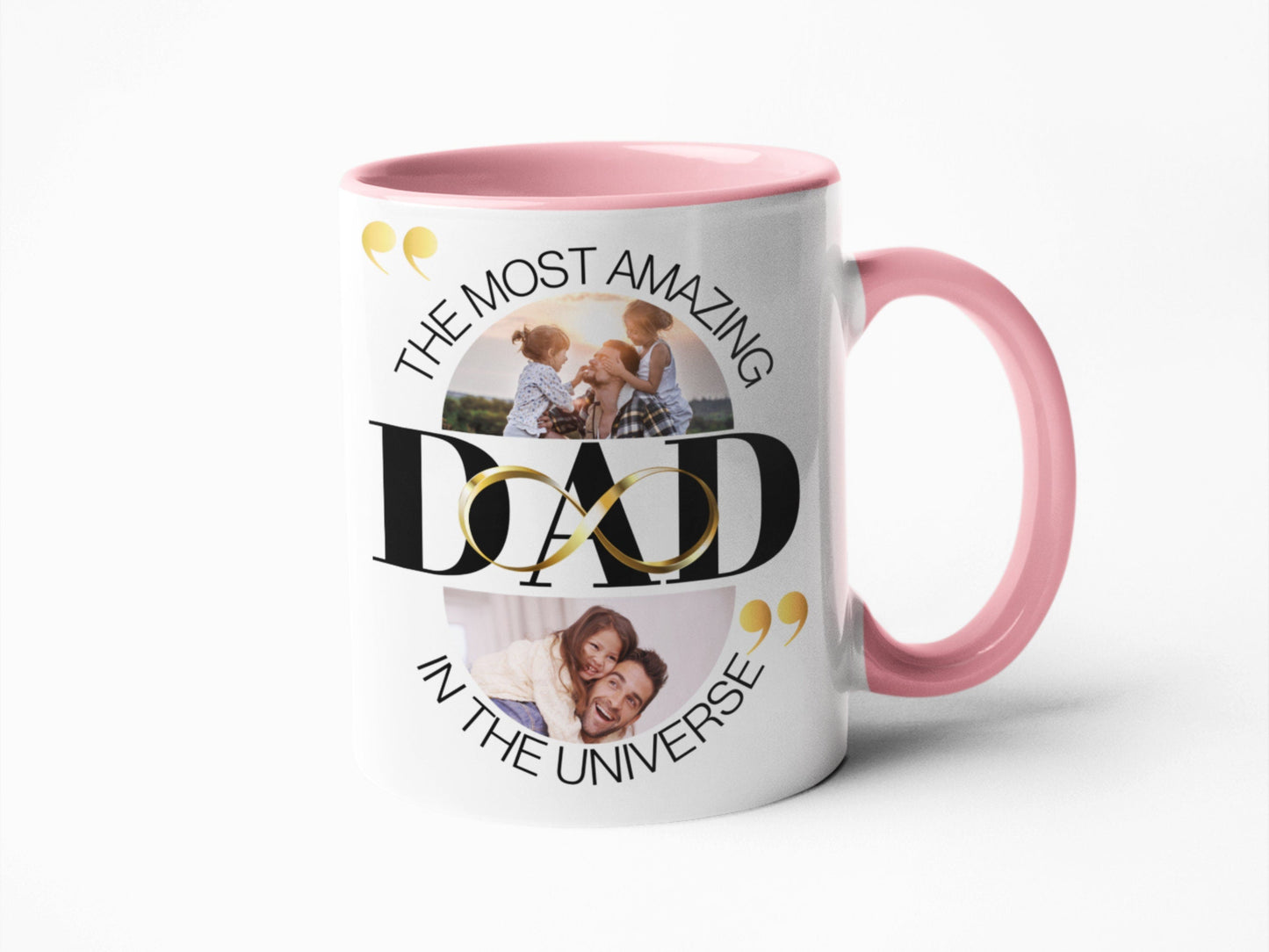 Amazing Dad Photo personalised Mug for Fathers gift