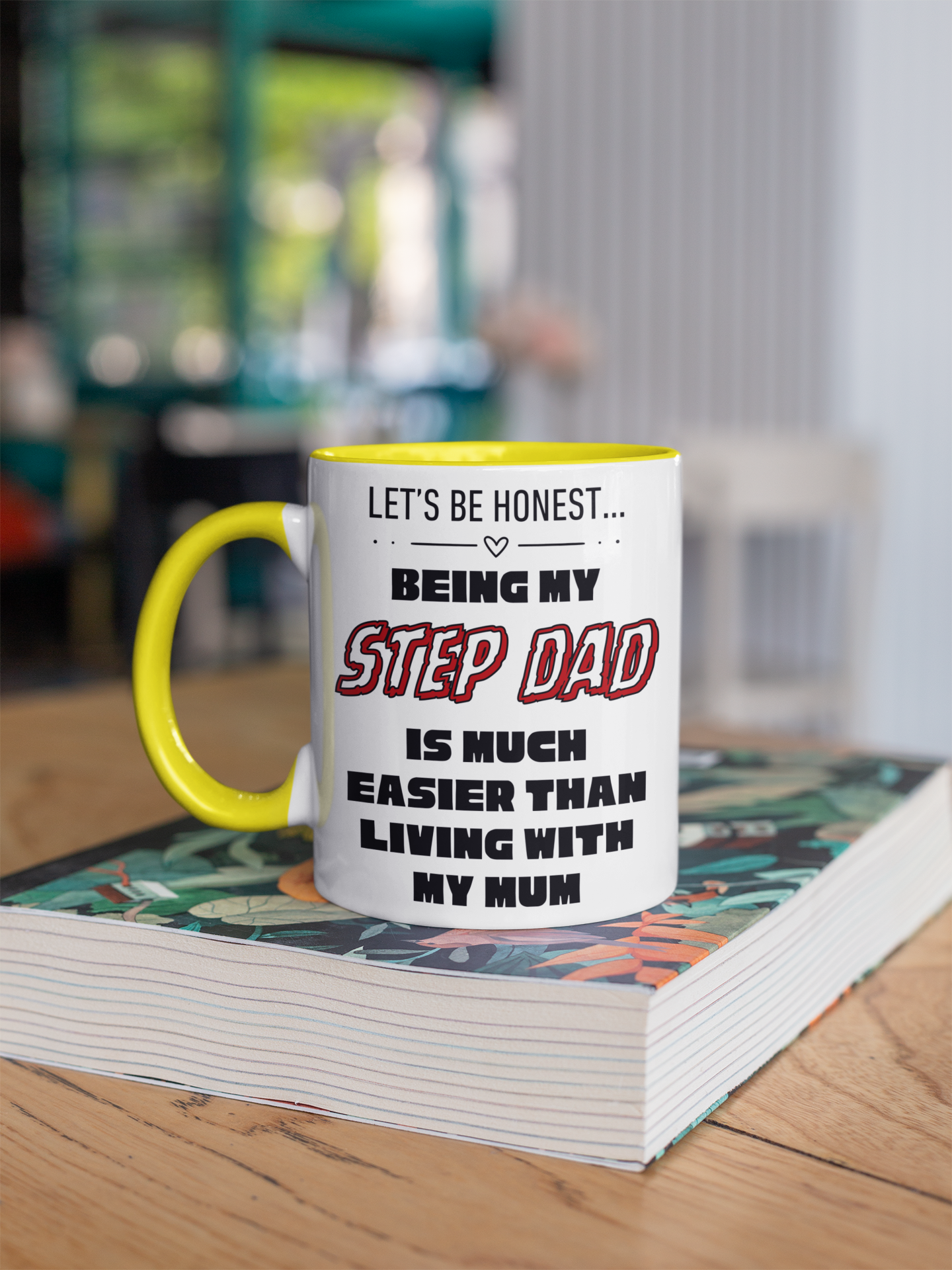 Step dad funny mug