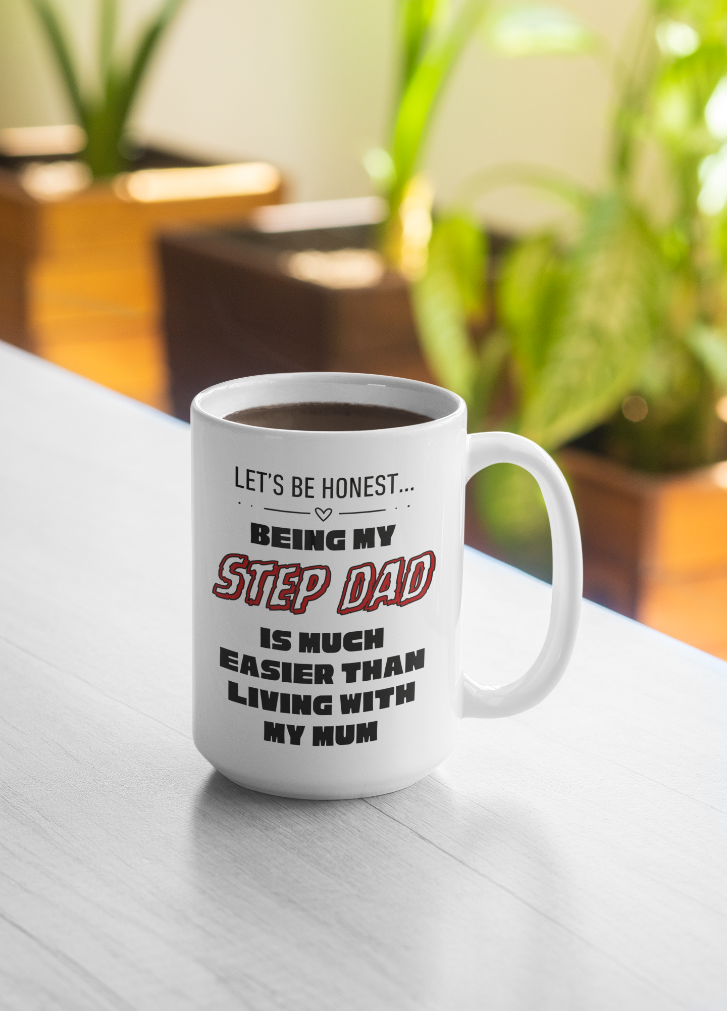 Step dad funny mug