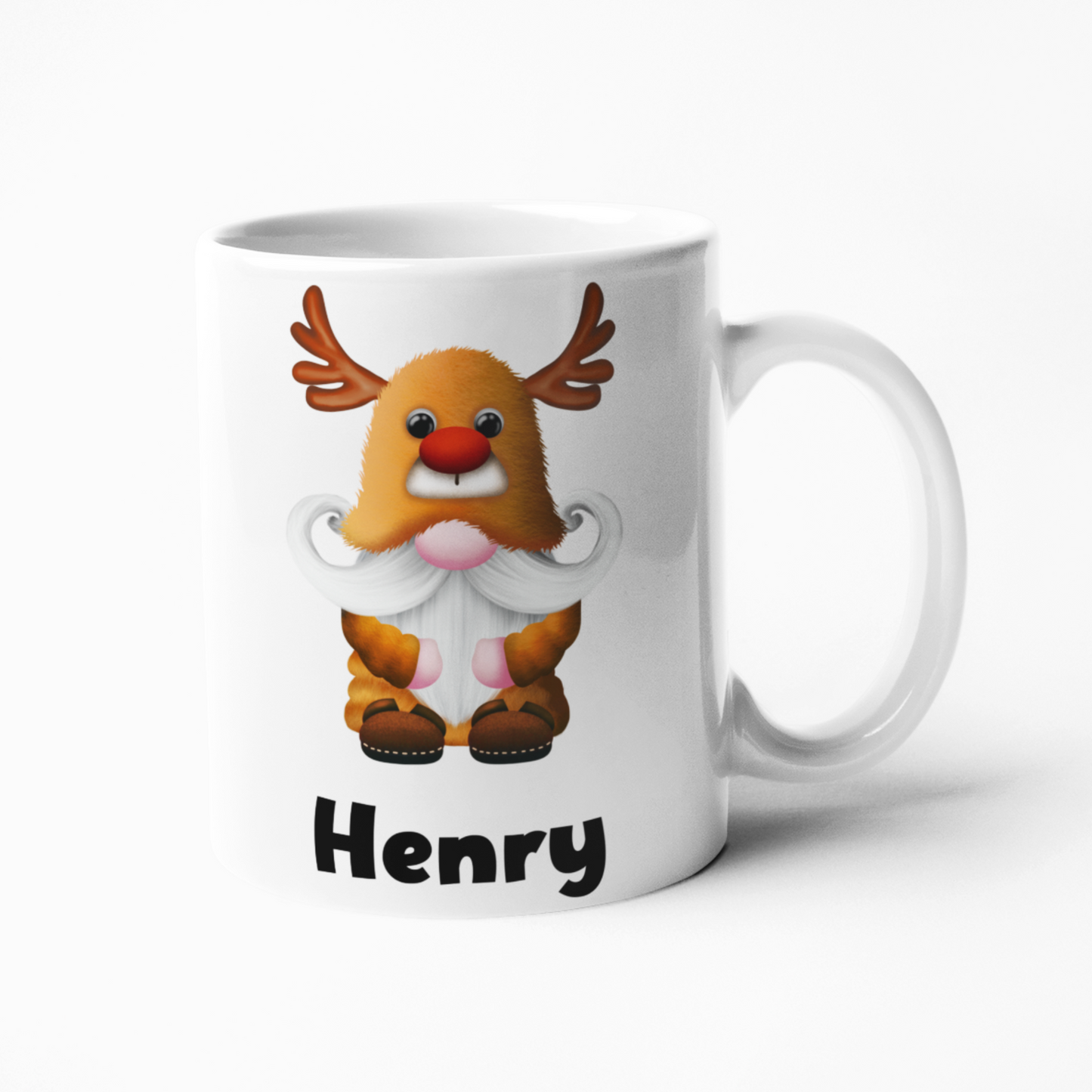 Kids Christmas Personalised mug with name for kids Children snowman gnome xmas gingerbread