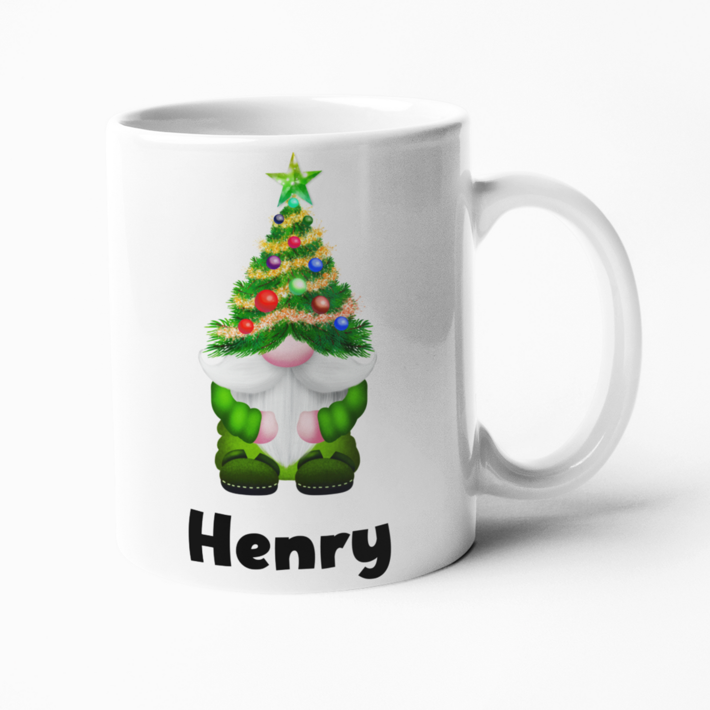 Kids Christmas Personalised mug with name for kids Children snowman gnome xmas gingerbread