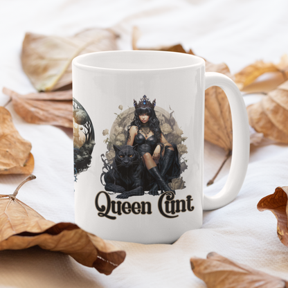 Queen Cunt gothic coffee mug