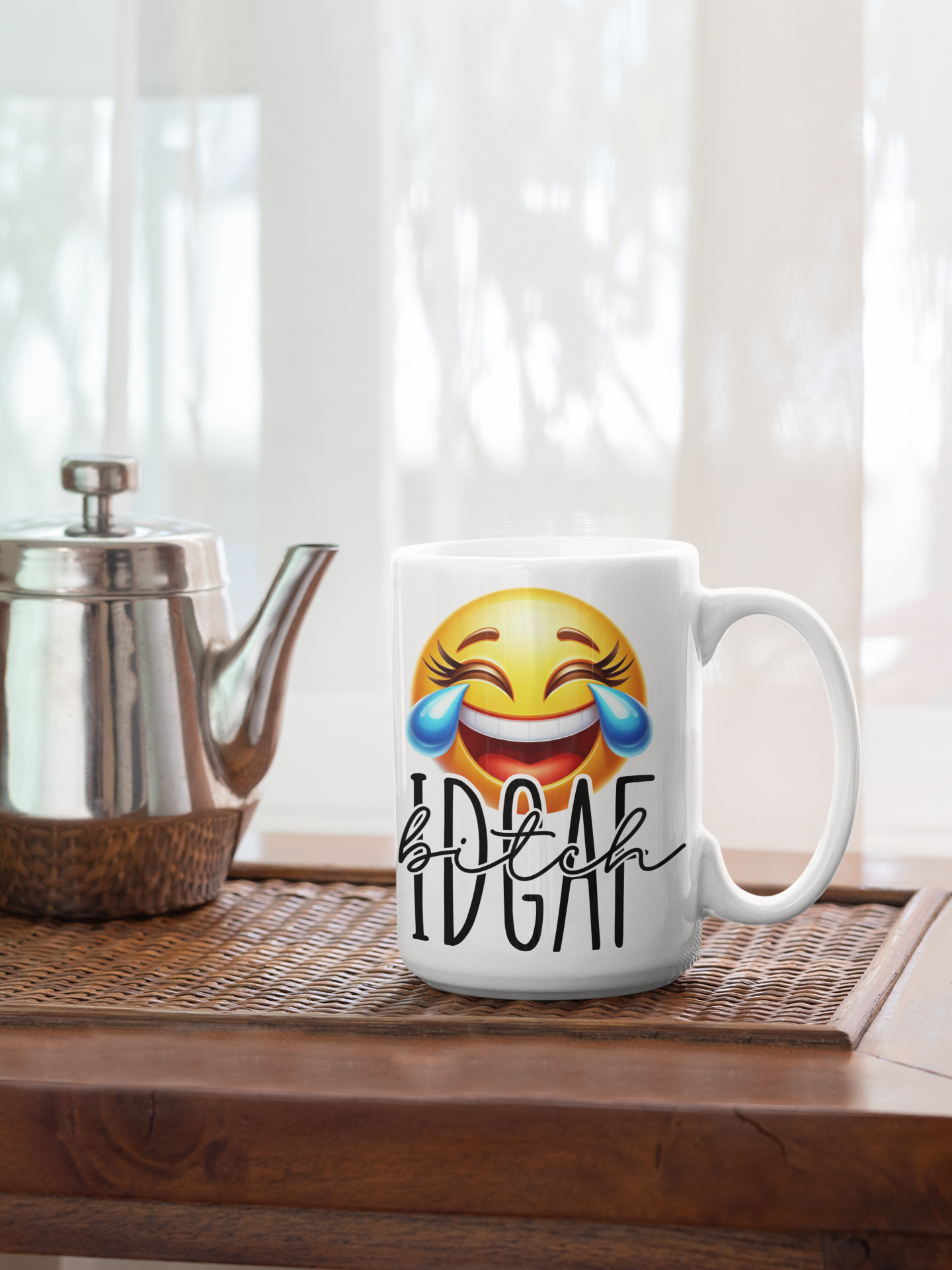 IDGAF Bitch Mug Funny Rude Mugs For Her, Personalised Mugs UK, Unique Gag Gift Ideas