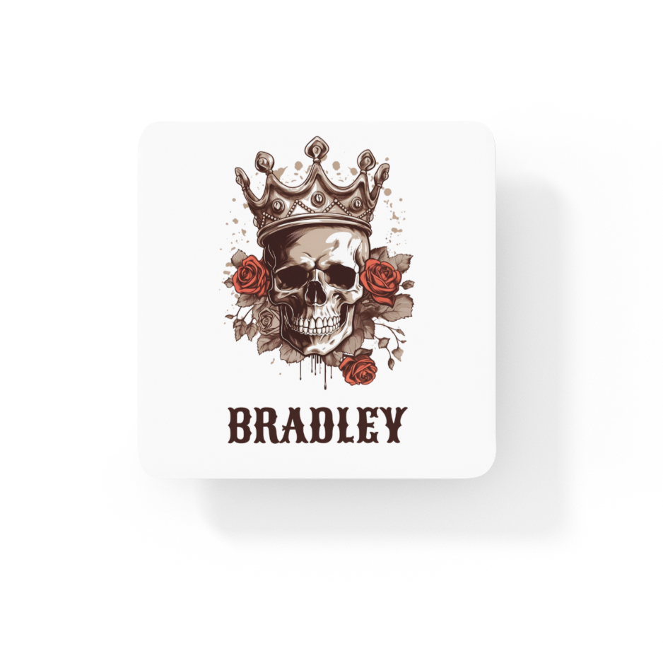 Skull and roses King personalised 20oz tumbler