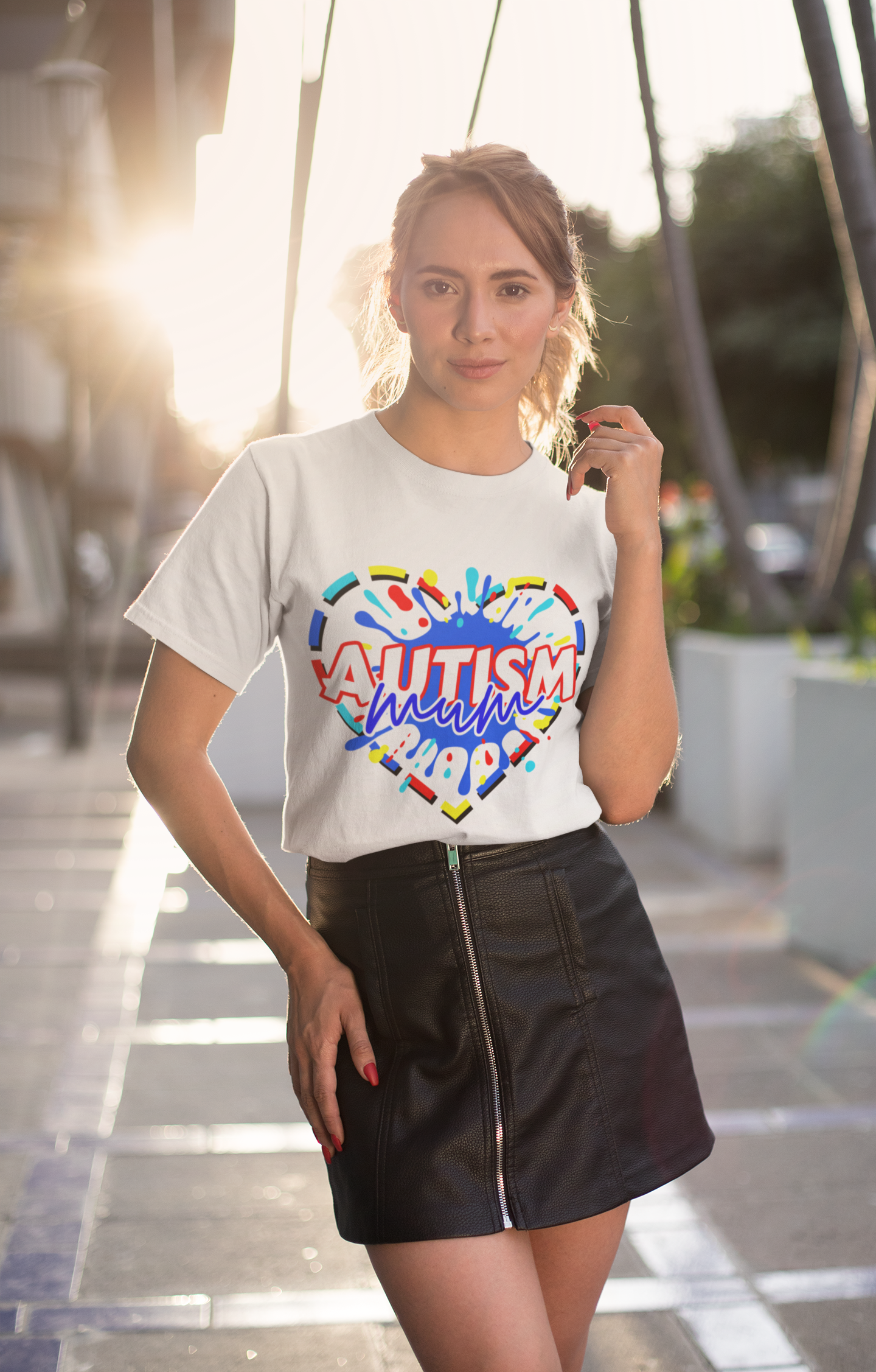 Autism mum t-shirt various colours
