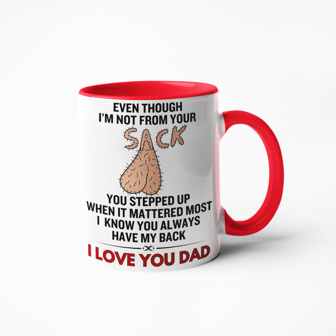 Show your stepdad some appreciation with this fun and unique Step Dad Rude Funny Coffee Mug. It's perfect for a morning cup of coffee or tea, making it a great gift for any occasion. Enjoy the perfect brew in a stylish, humorous mug!