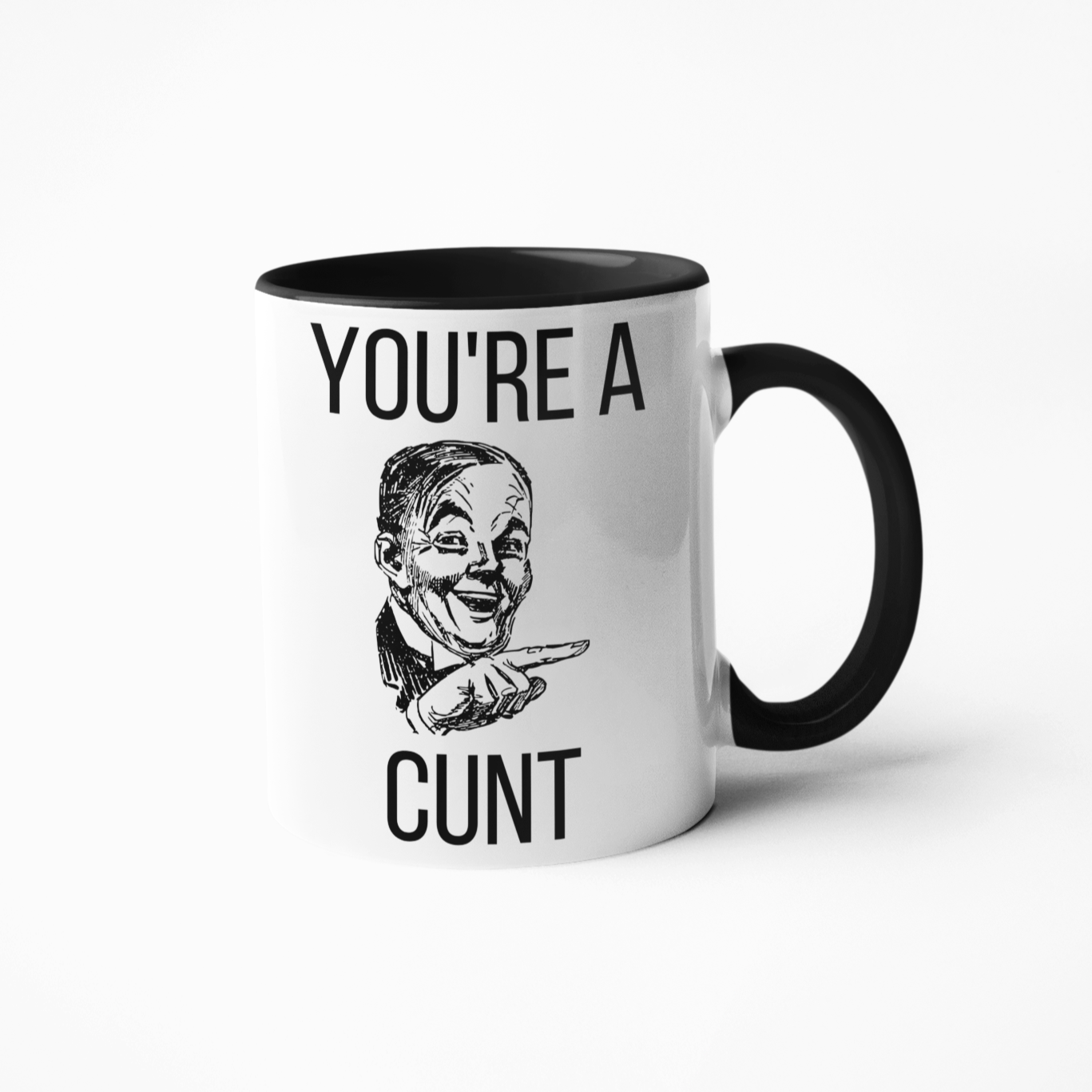 This You're a Cunt funny coffee mug is sure to add a fun twist to your morning brew routine. Crafted with premium materials, this mug is designed to last and be enjoyed for years to come. Make someone laugh with this unique gift!