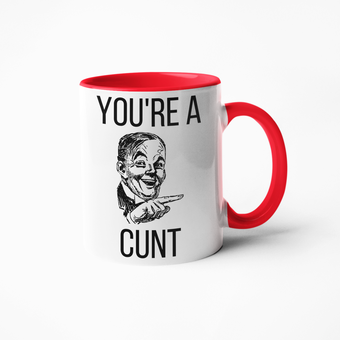 This You're a Cunt funny coffee mug is sure to add a fun twist to your morning brew routine. Crafted with premium materials, this mug is designed to last and be enjoyed for years to come. Make someone laugh with this unique gift!