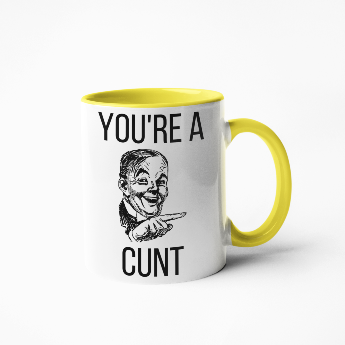 This You're a Cunt funny coffee mug is sure to add a fun twist to your morning brew routine. Crafted with premium materials, this mug is designed to last and be enjoyed for years to come. Make someone laugh with this unique gift!