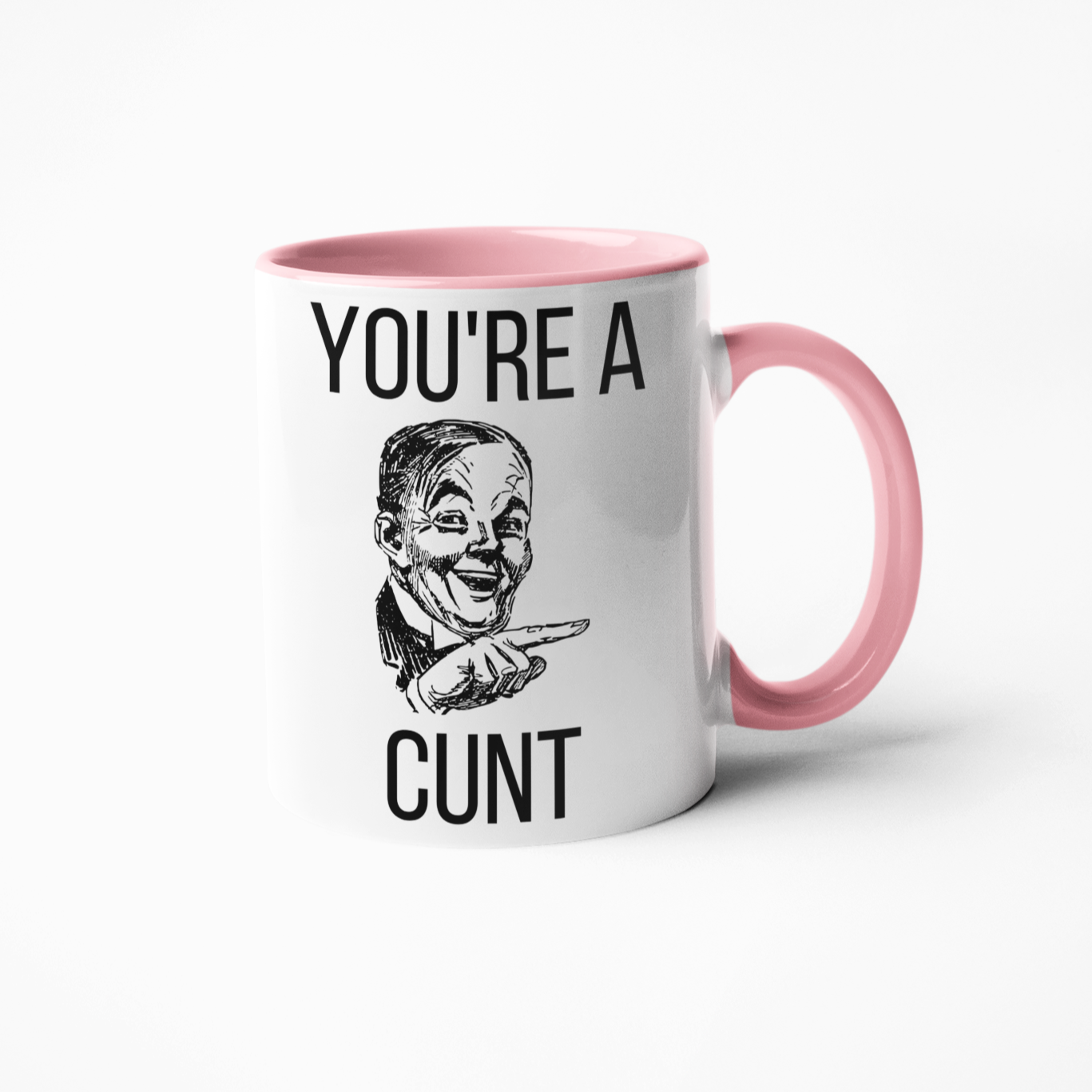 This You're a Cunt funny coffee mug is sure to add a fun twist to your morning brew routine. Crafted with premium materials, this mug is designed to last and be enjoyed for years to come. Make someone laugh with this unique gift!