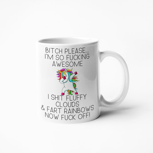 Bitch please unicorn coffee mug