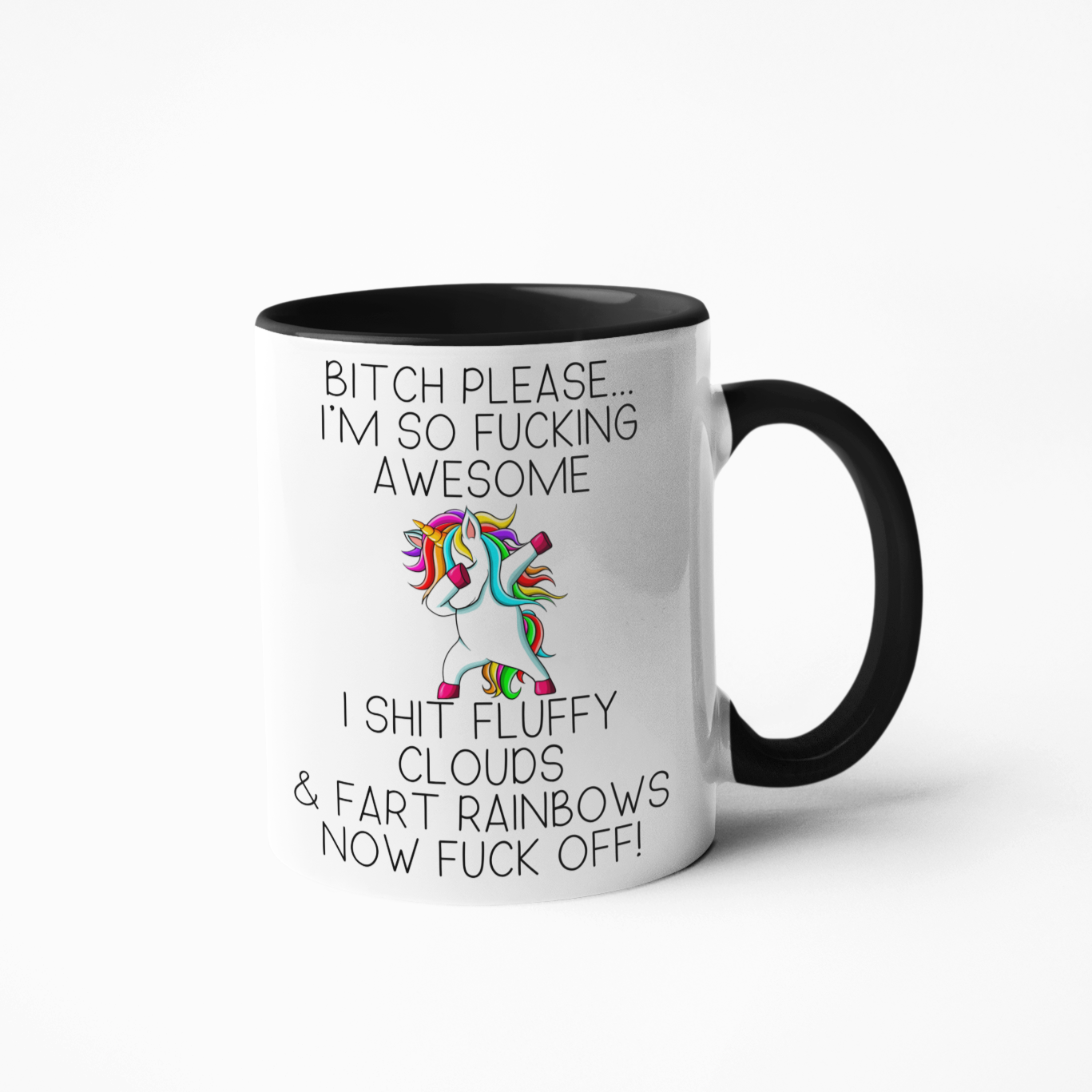 Bitch please unicorn coffee mug