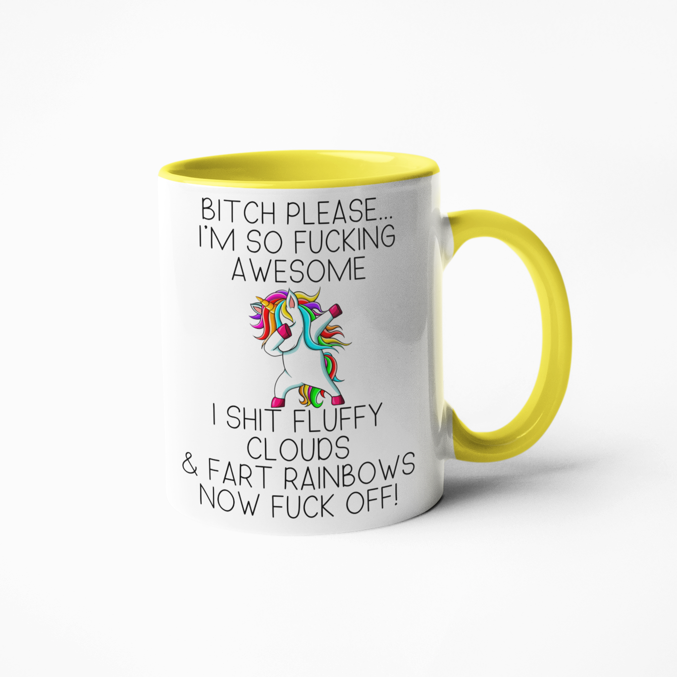 Bitch please unicorn coffee mug