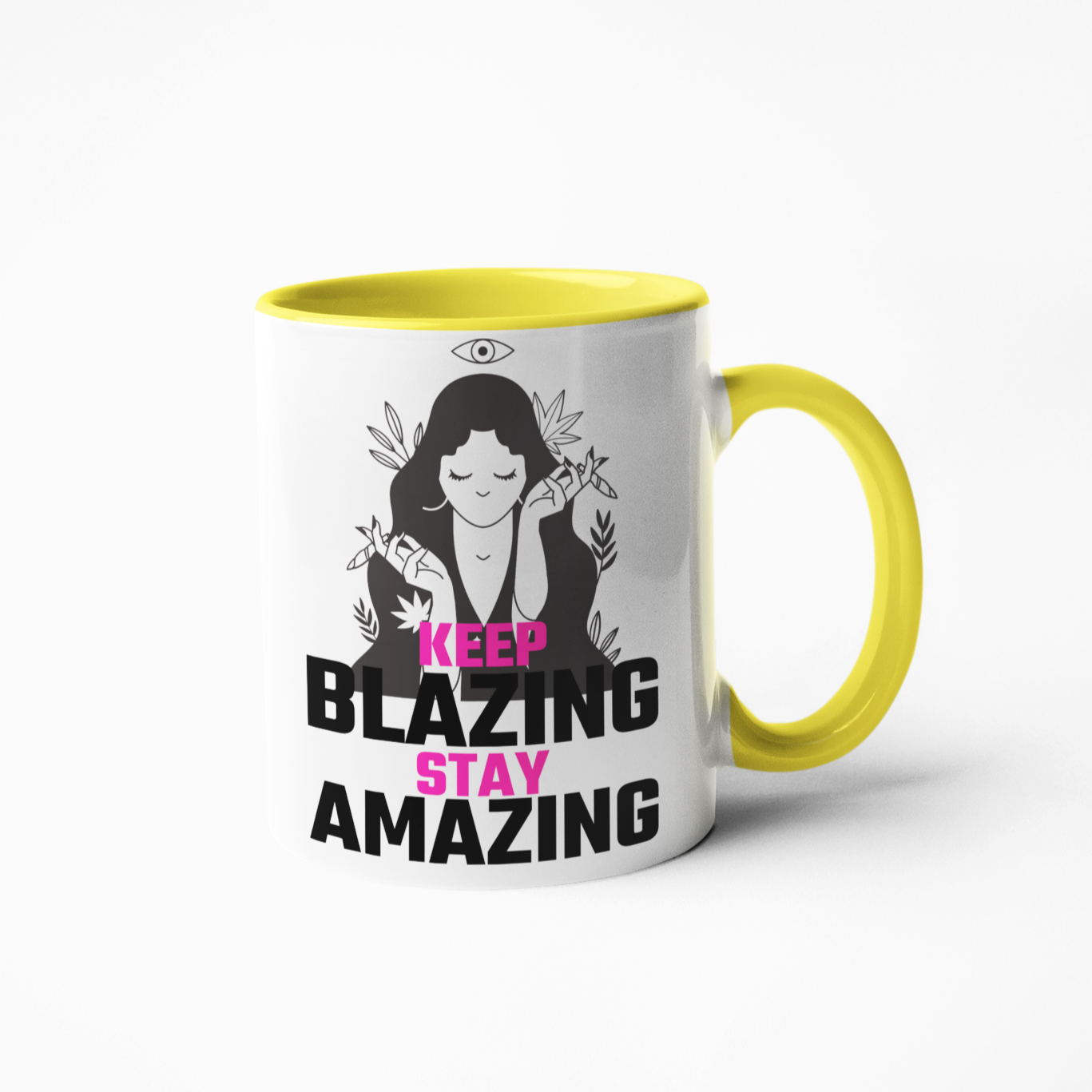 Keep blazing stay amazing weed coffee mug