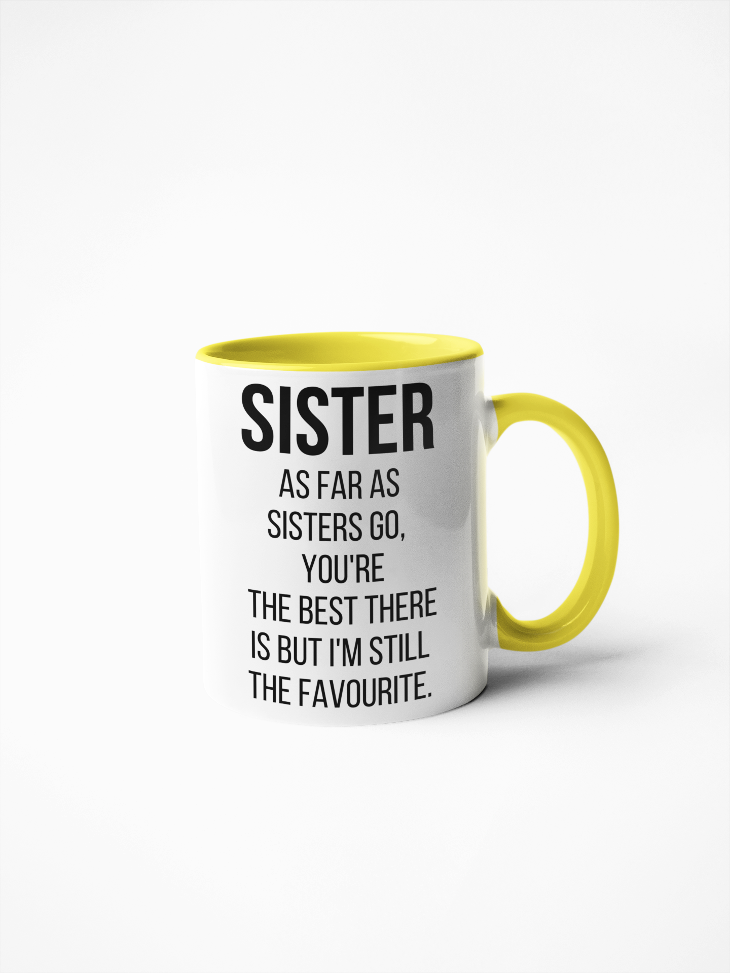 Best sister funny coffee mug