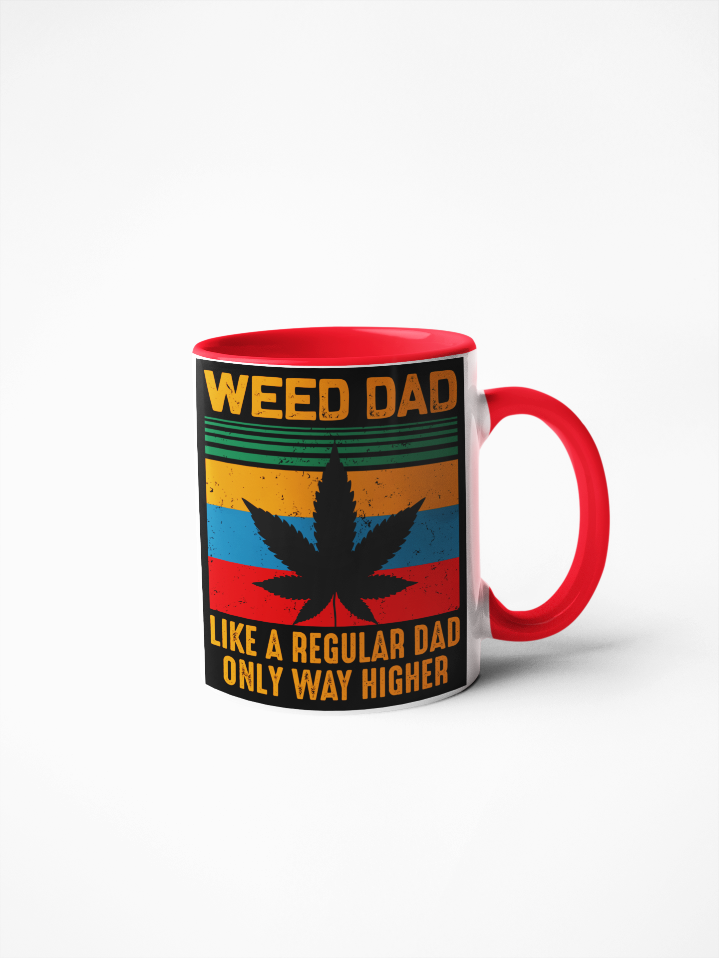 Weed dad cannabis smoker coffee mug