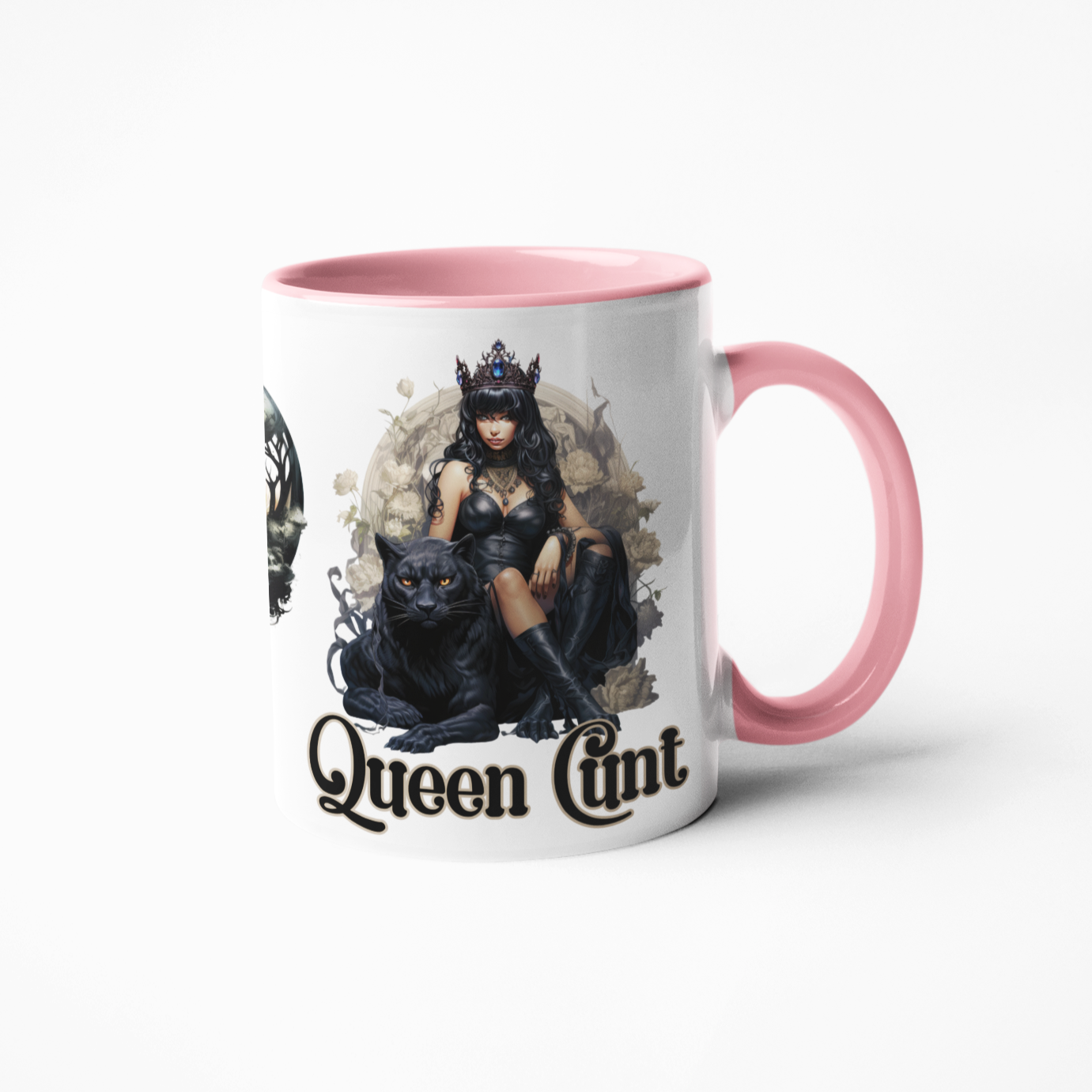 Queen Cunt gothic coffee mug