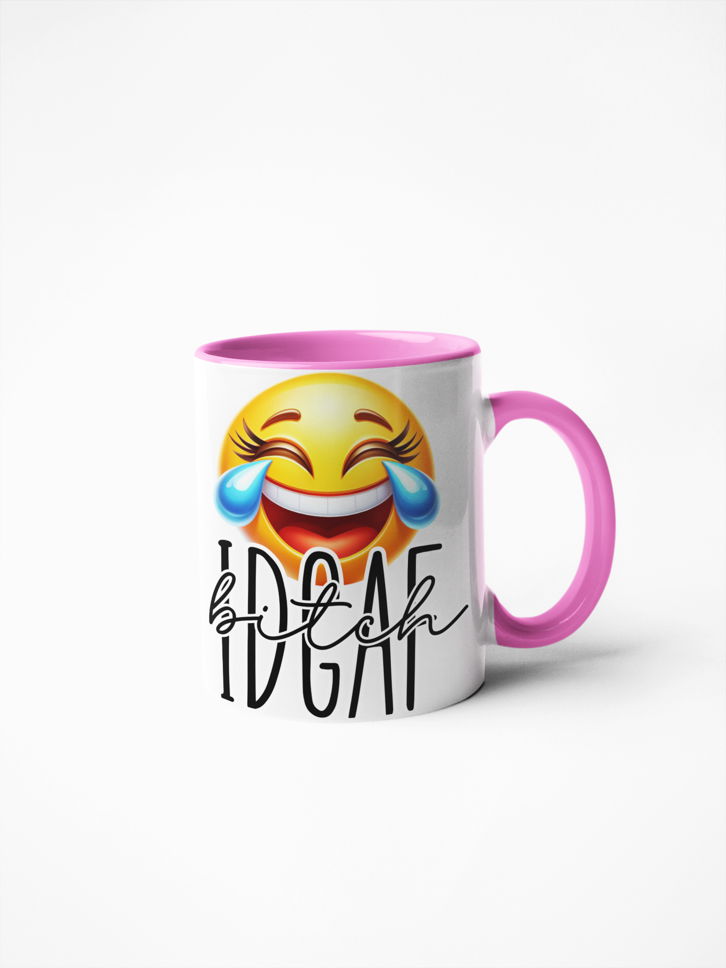 IDGAF Bitch Mug Funny Rude Mugs For Her, Personalised Mugs UK, Unique Gag Gift Ideas
