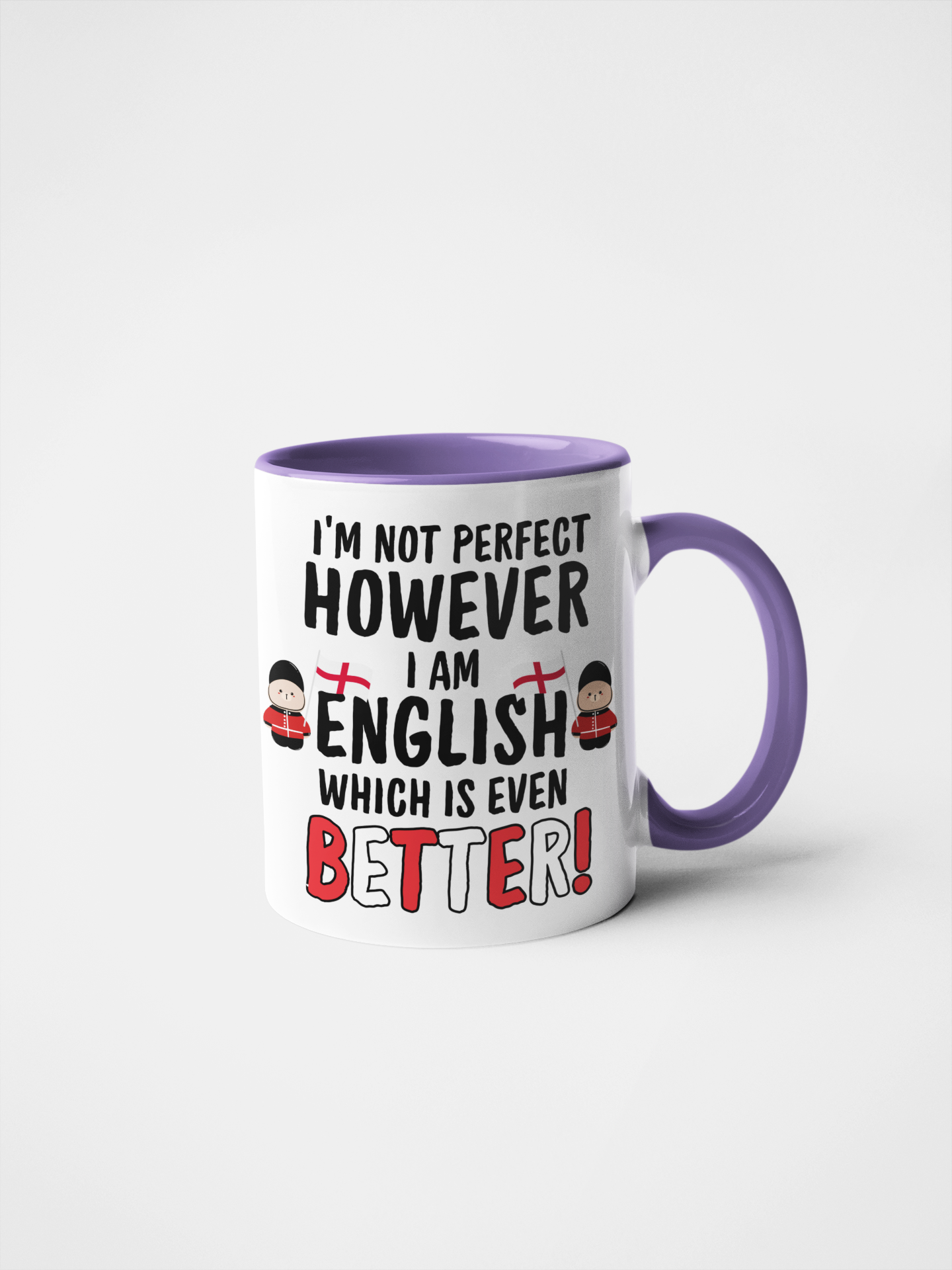Funny "I’m Not Perfect, However I Am English, Which Is Even Better!" Mug or Tumbler | British Humour Gift | Proud English Gift for Him or Her | Coffee Mug | Tea Lover Present