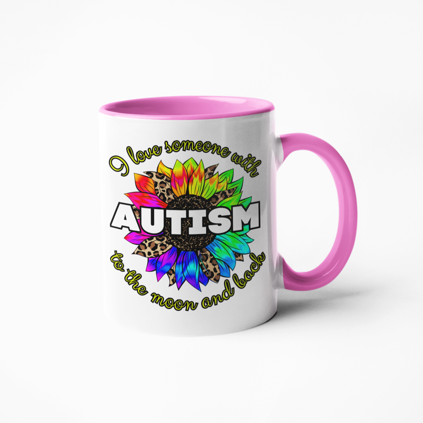I love someone with autism coffee mug