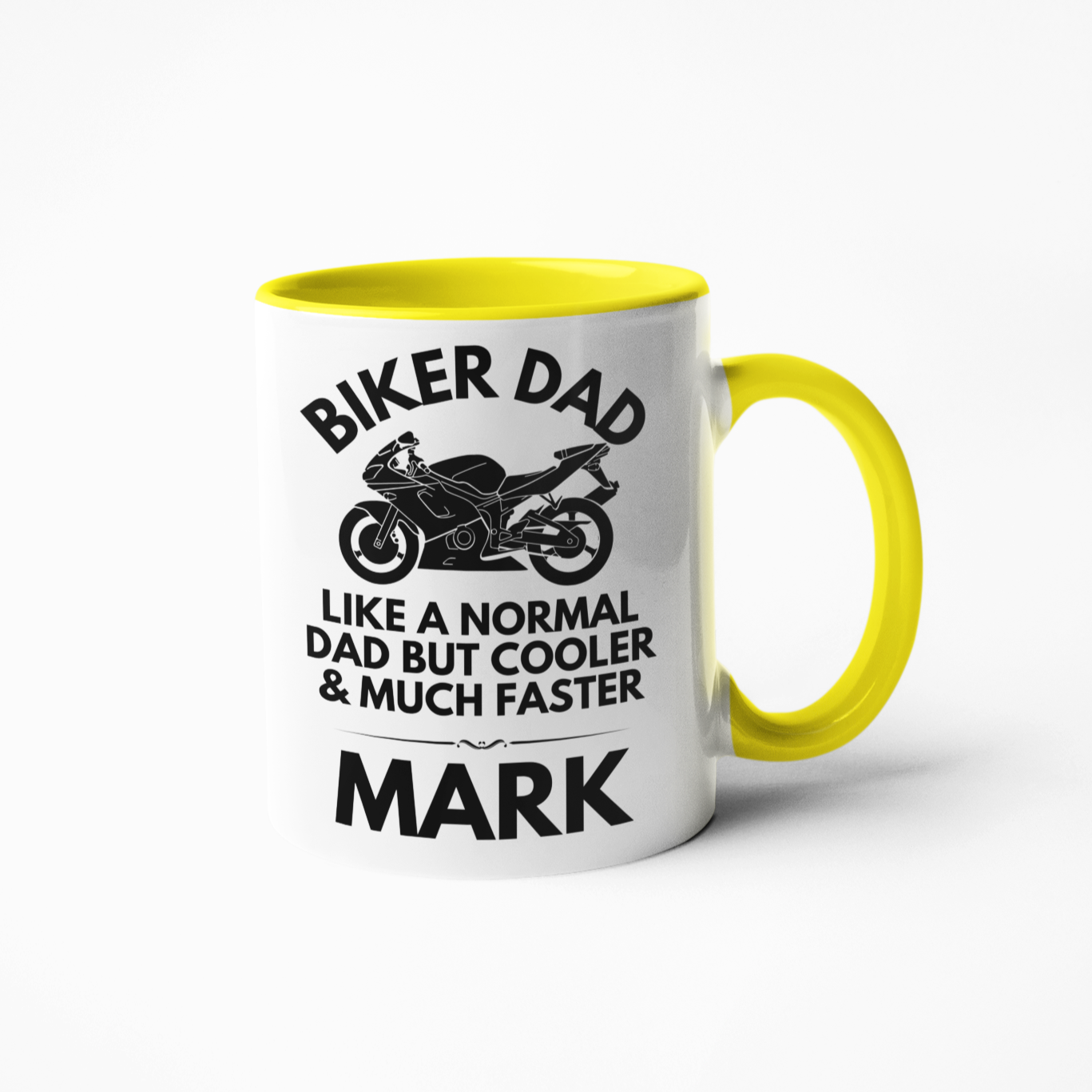 Biker Dad Motorcycle theme coffee mug