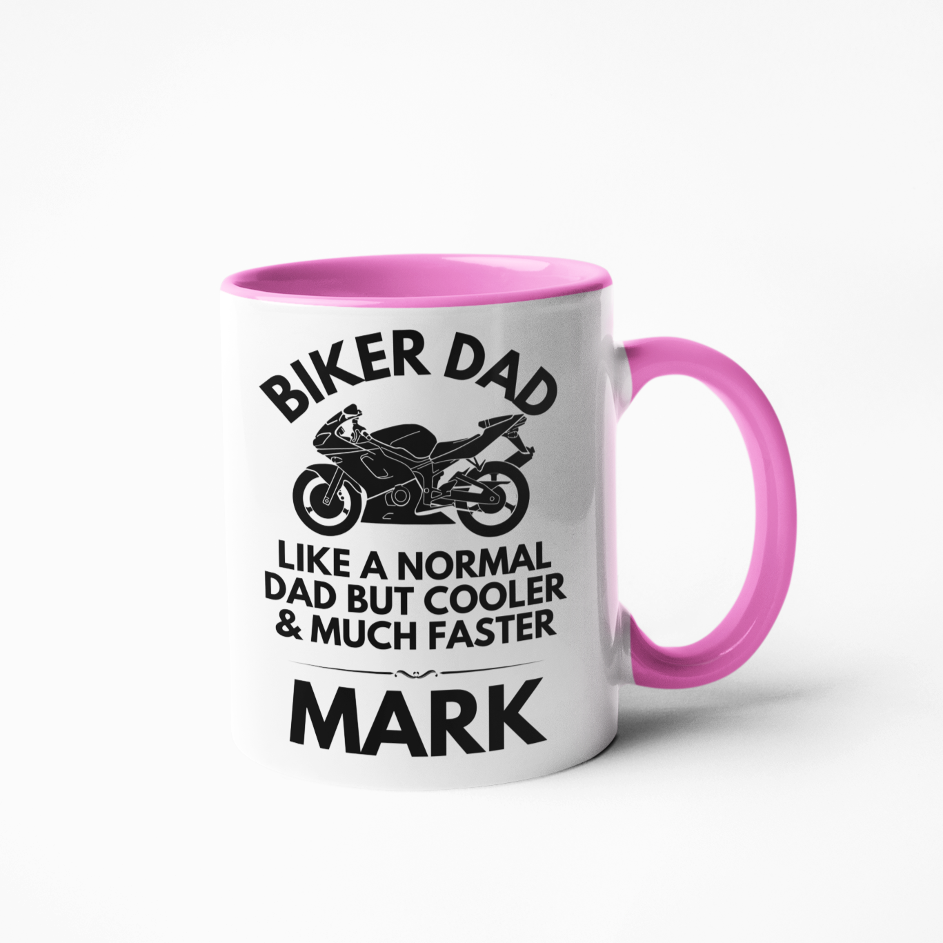 Biker Dad Motorcycle theme coffee mug