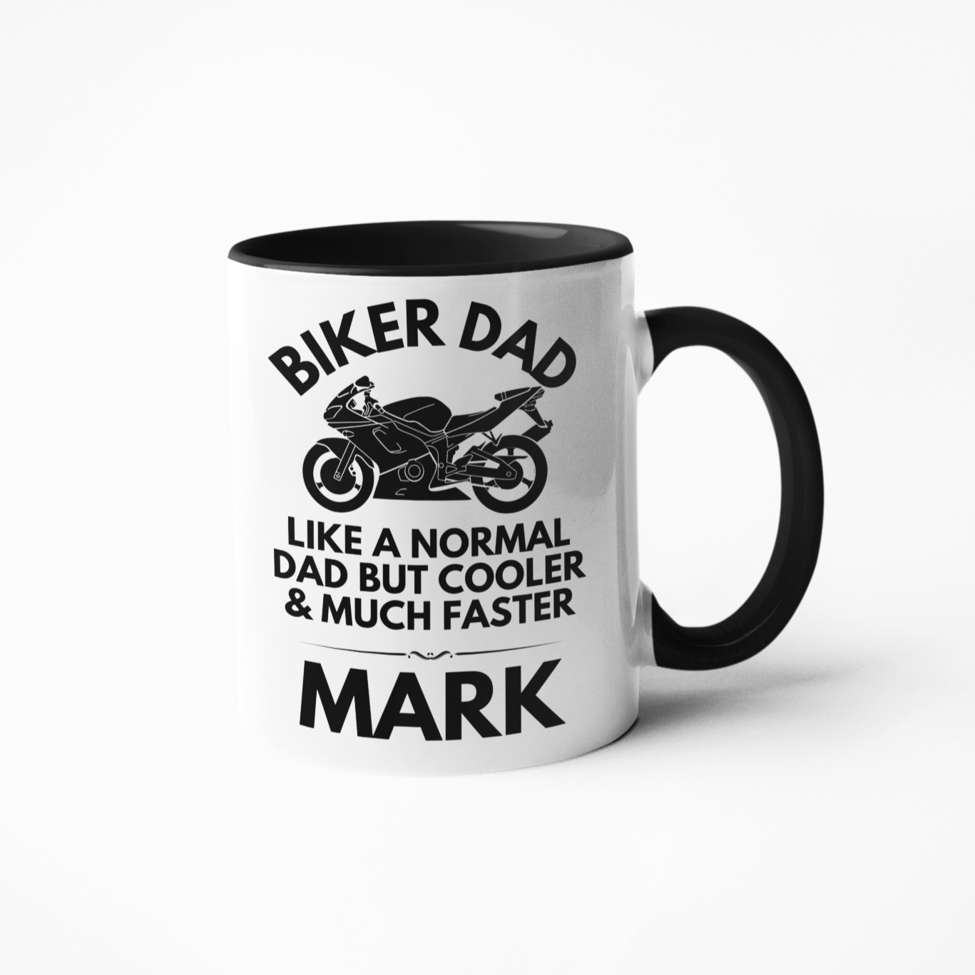 Biker Dad Motorcycle theme coffee mug