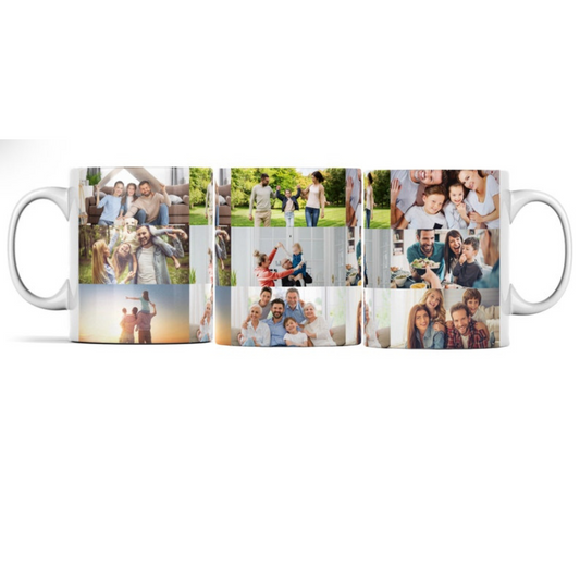 Custom personalised photo coffee mug