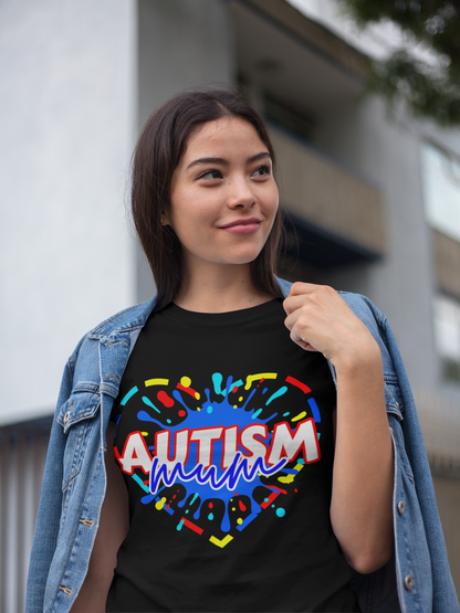 Autism mum t-shirt various colours