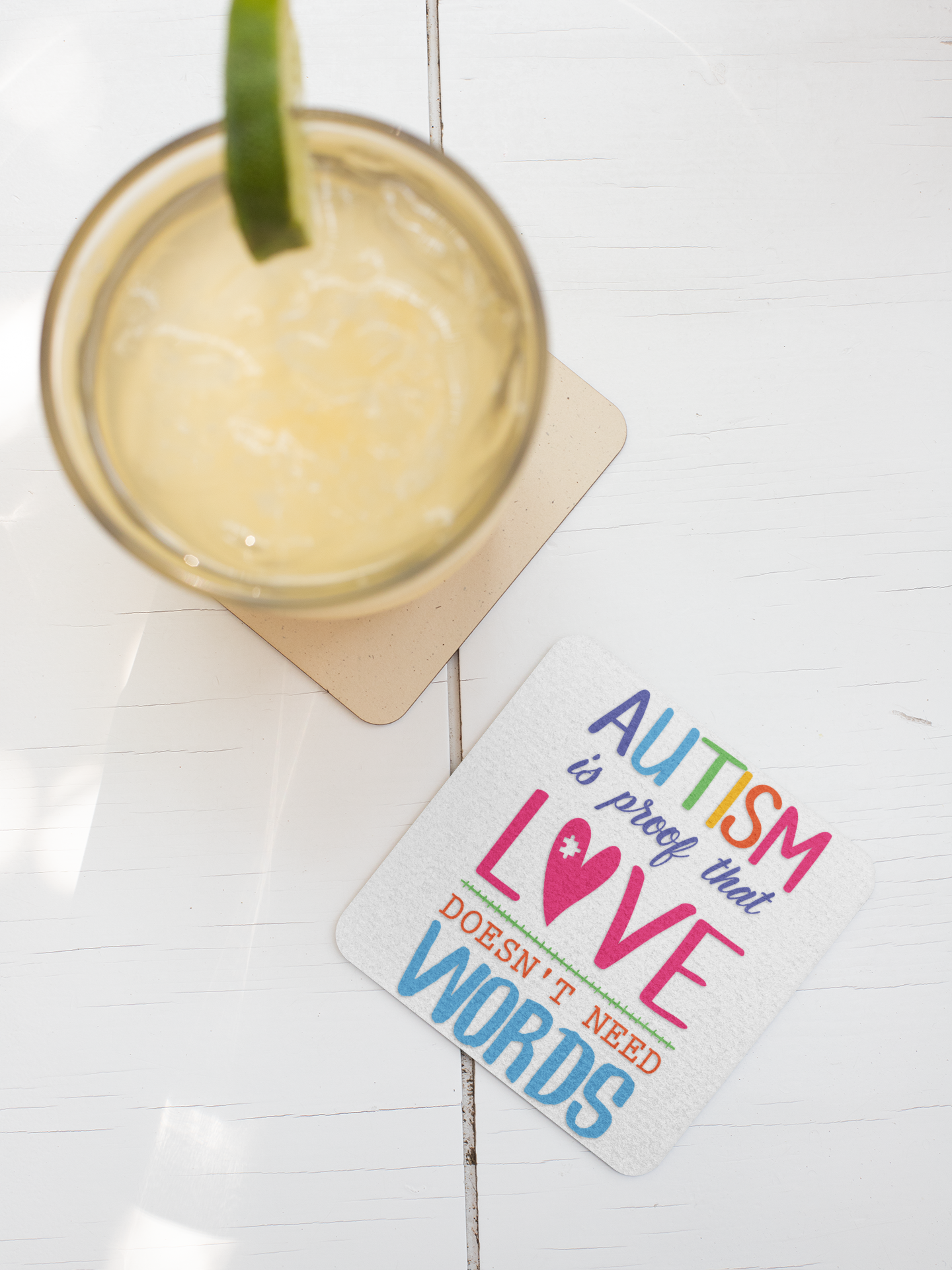 Autism doesn't need words coffee mug