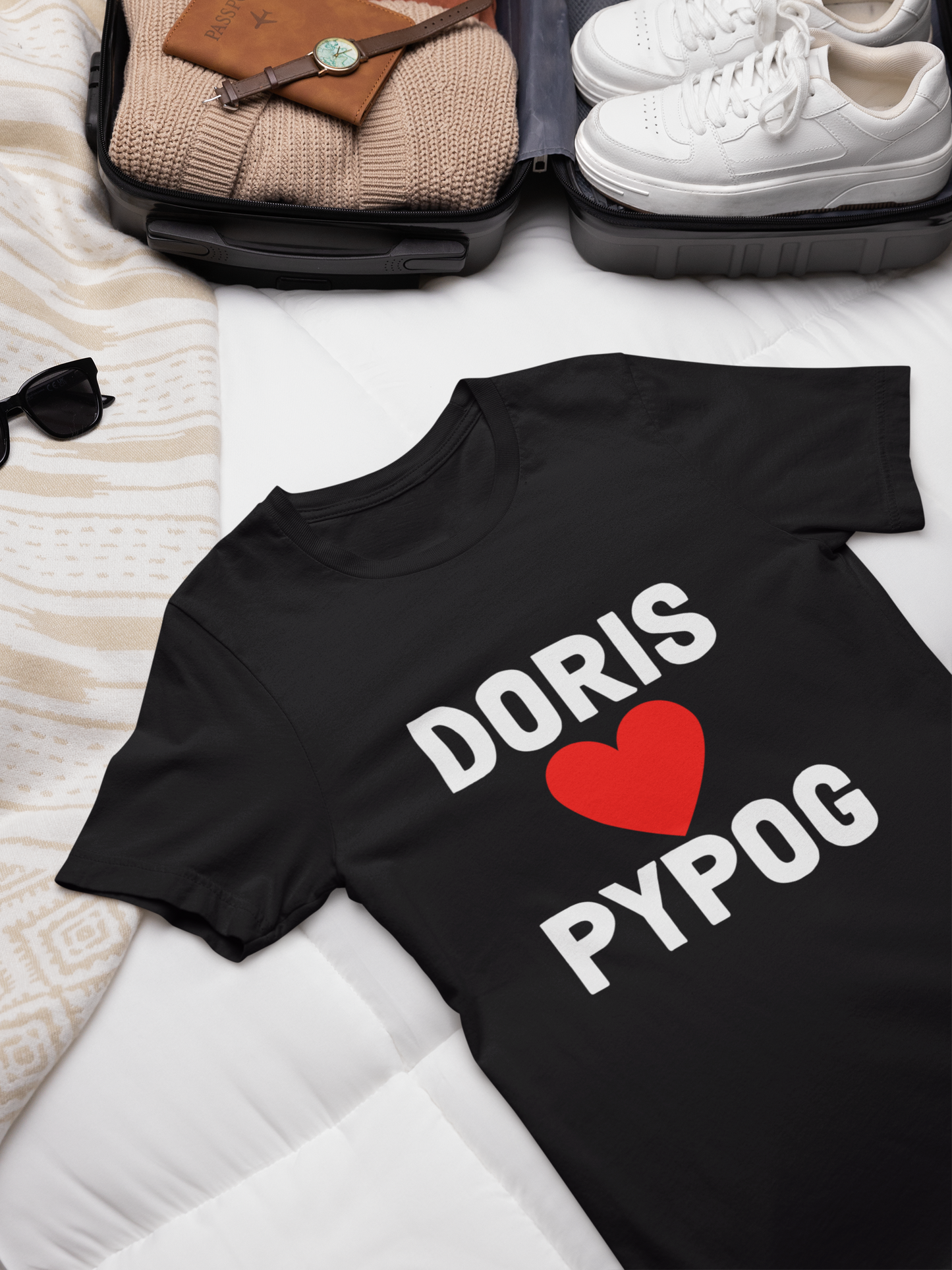 DORIS ❤️ PYPOG T-Shirt - VIP Customer Gift, Custom Shirt, Soft Feel Cotton Tee