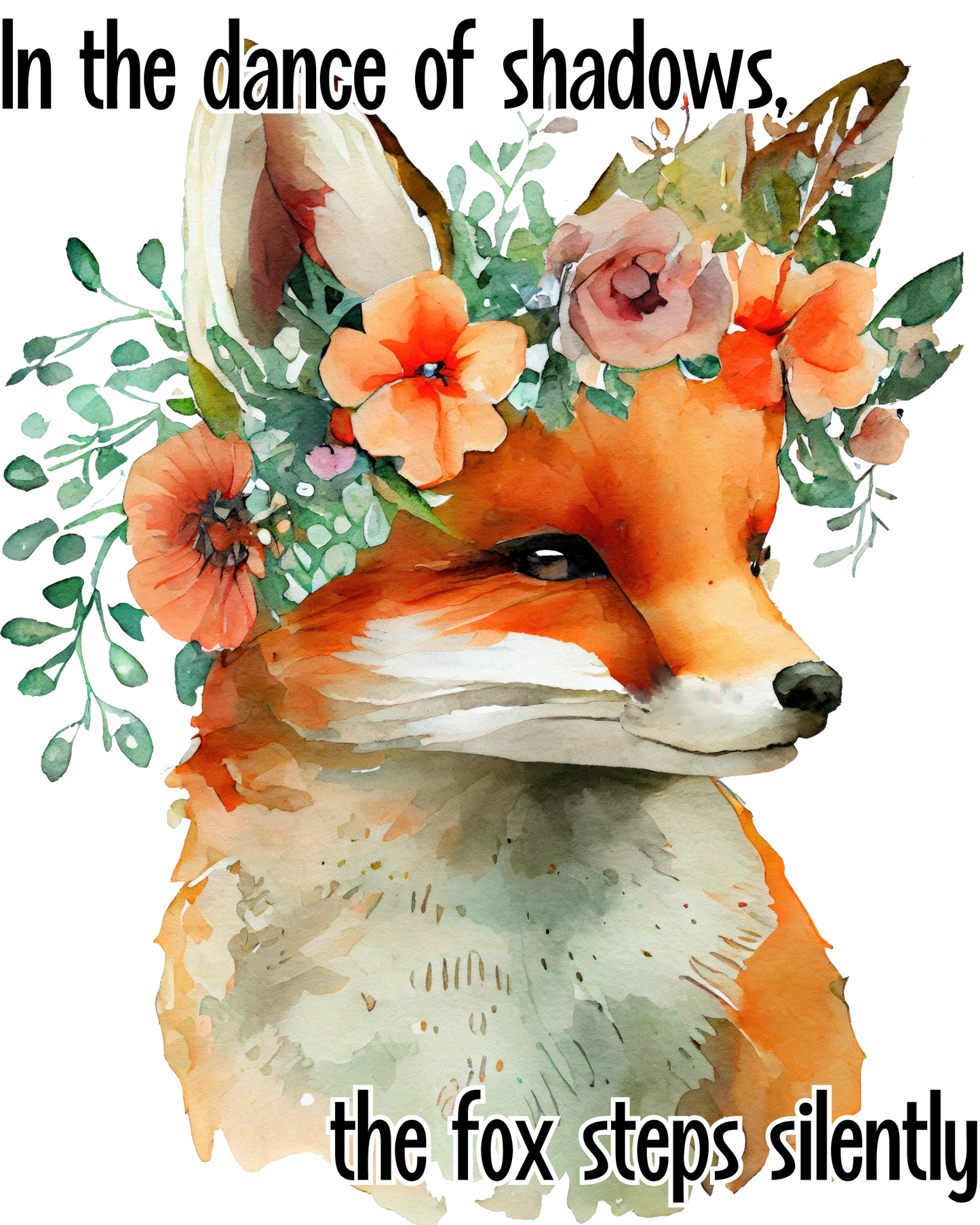 Fox quote mug tumbler coaster set for birthdays of Christmas