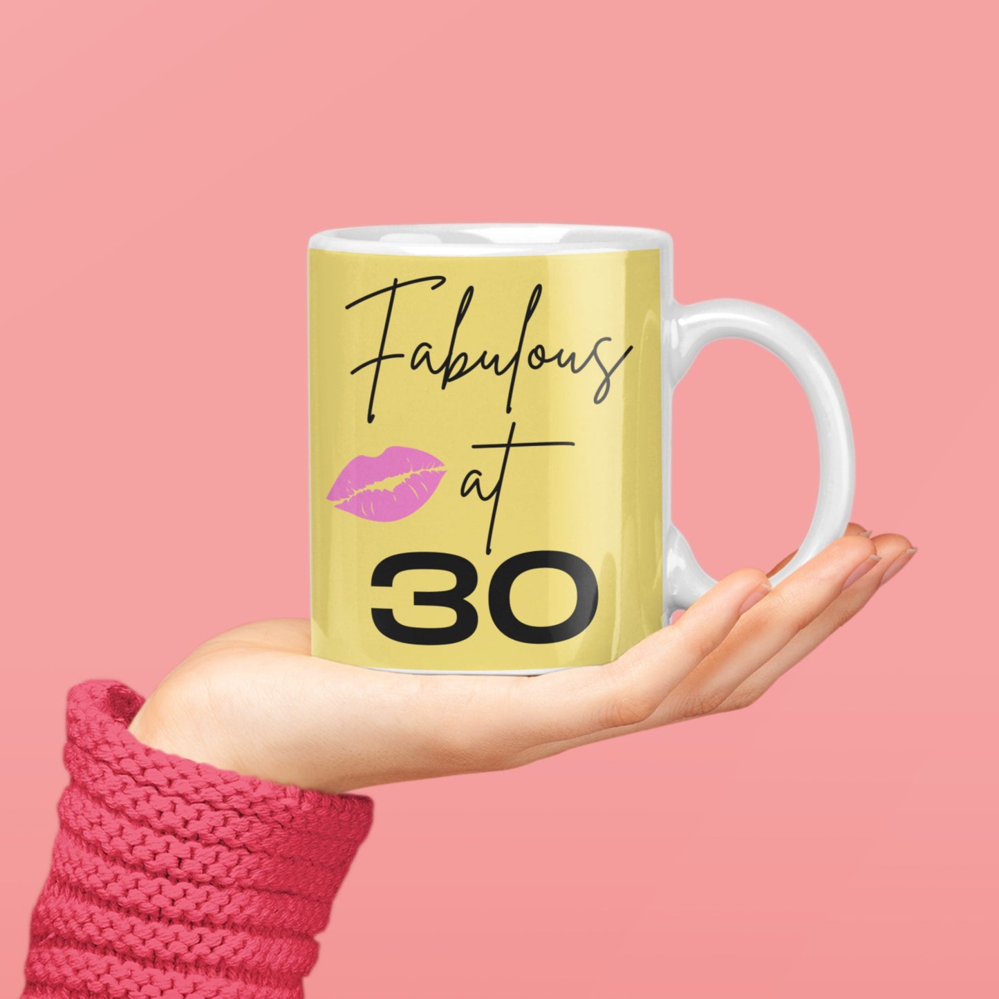 Fab at 30, 40, 50, 60, 70 Birthday Mug - Celebrate Milestones with Custom 11oz Mug | Dishwasher & Microwave Safe