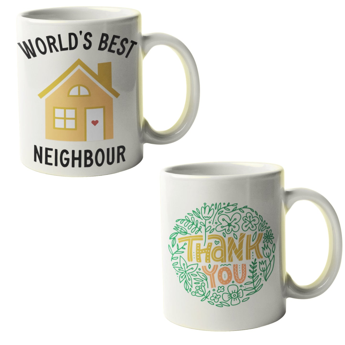 Worlds best neighbour thank you mug
