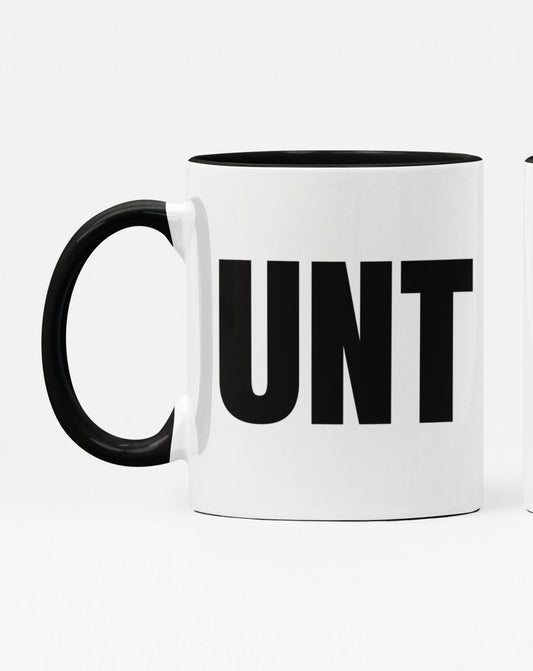 Cunt mug black inner hilarious profanity coffee mug