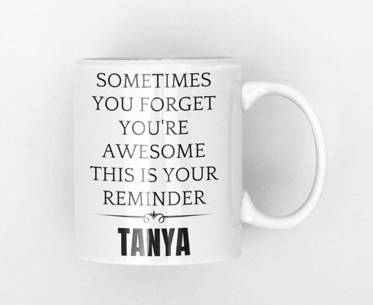 YOU'RE AWESOME mug, Inspirational gift for friend, Inspirational mug, Personalised Mug