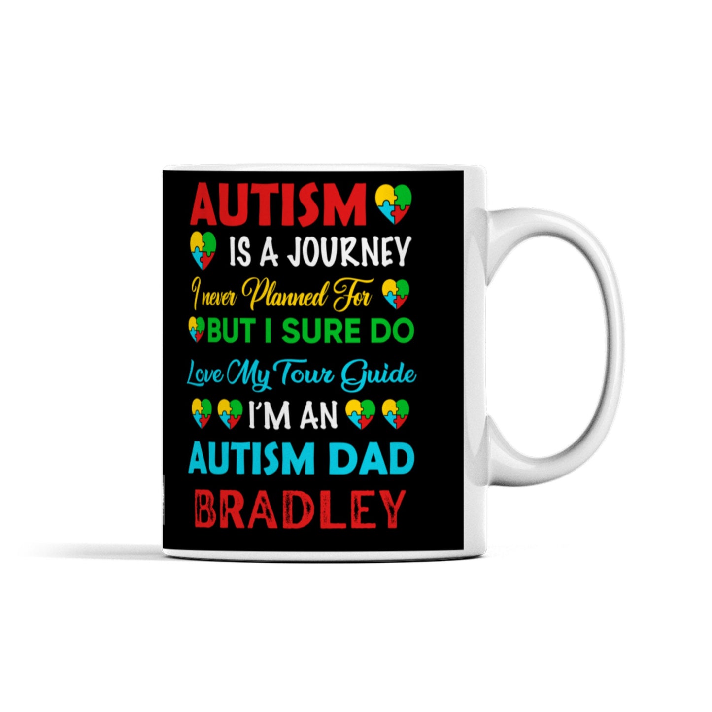 Autism dad personalised mug