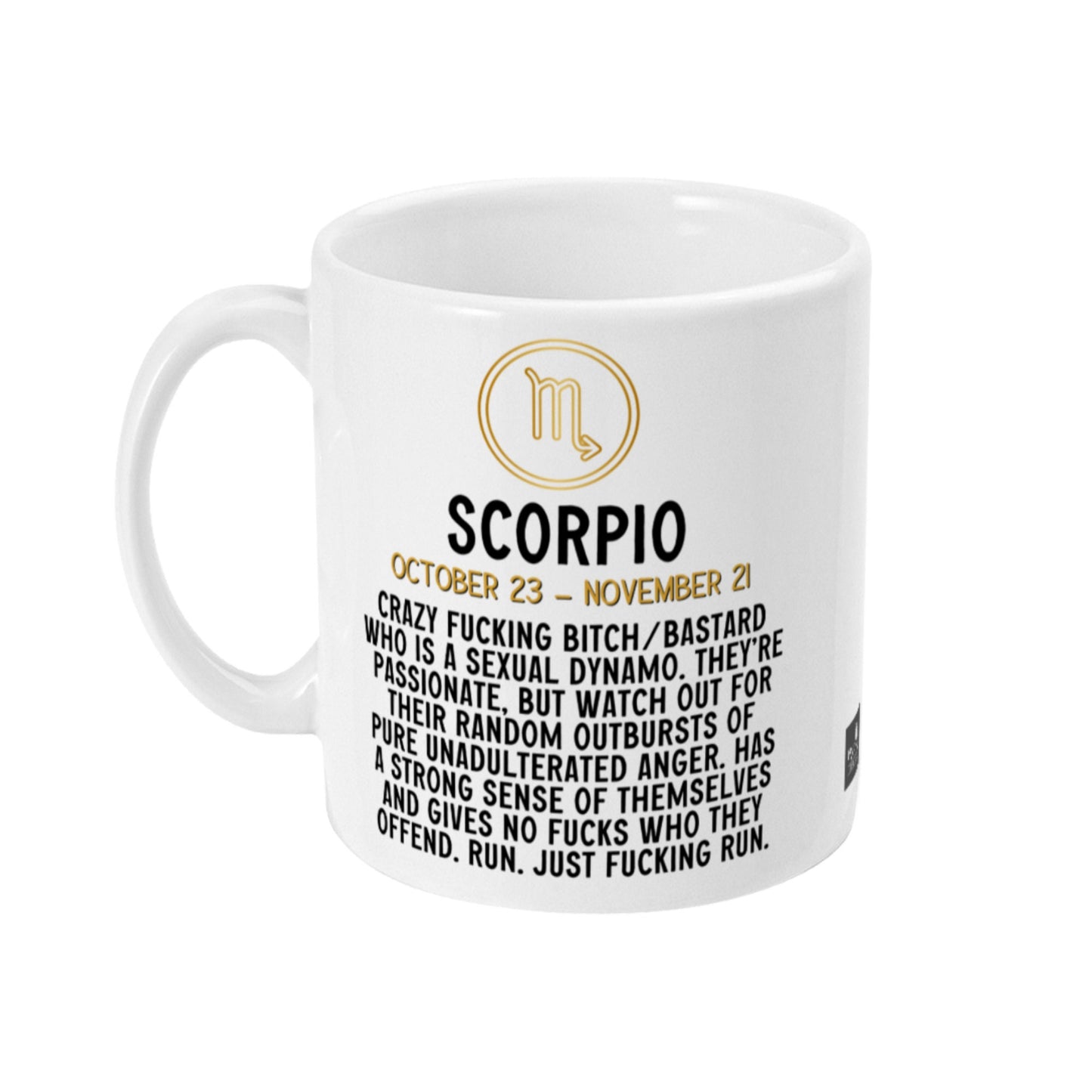 Scorpio star sign, Scorpio mug, Scorpio gift ideas, Scorpio Coffee Mug, Horoscope Gift Ideas, star sign mug, swear coffee mug, profanity mug