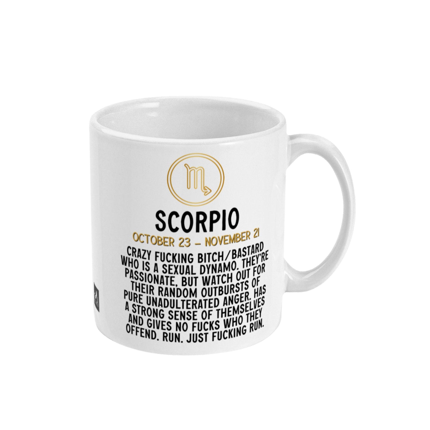 Scorpio star sign, Scorpio mug, Scorpio gift ideas, Scorpio Coffee Mug, Horoscope Gift Ideas, star sign mug, swear coffee mug, profanity mug