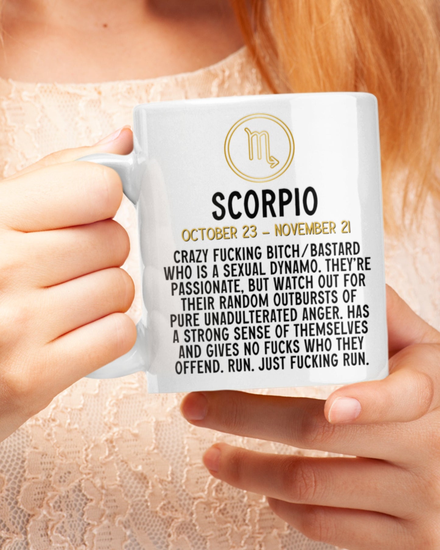 Scorpio star sign, Scorpio mug, Scorpio gift ideas, Scorpio Coffee Mug, Horoscope Gift Ideas, star sign mug, swear coffee mug, profanity mug