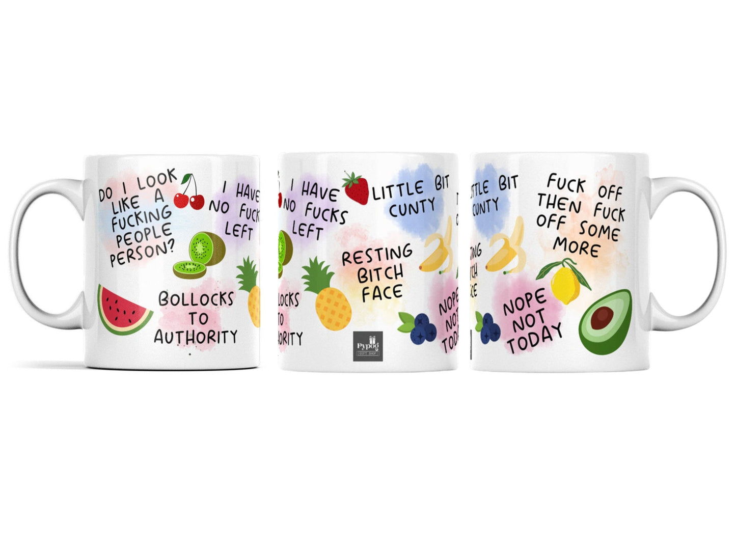 Sweary affirmations coffee mug