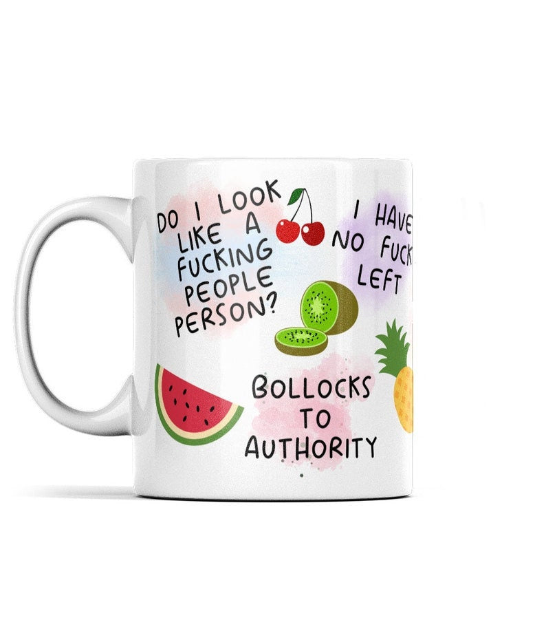 Sweary affirmations coffee mug