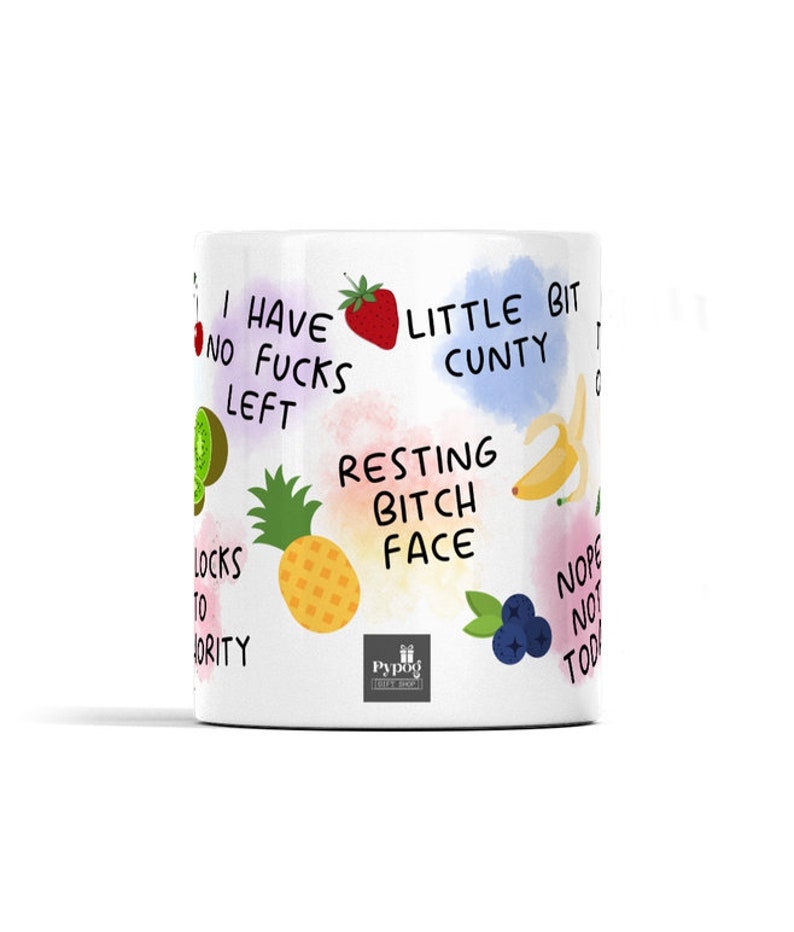 Sweary affirmations coffee mug