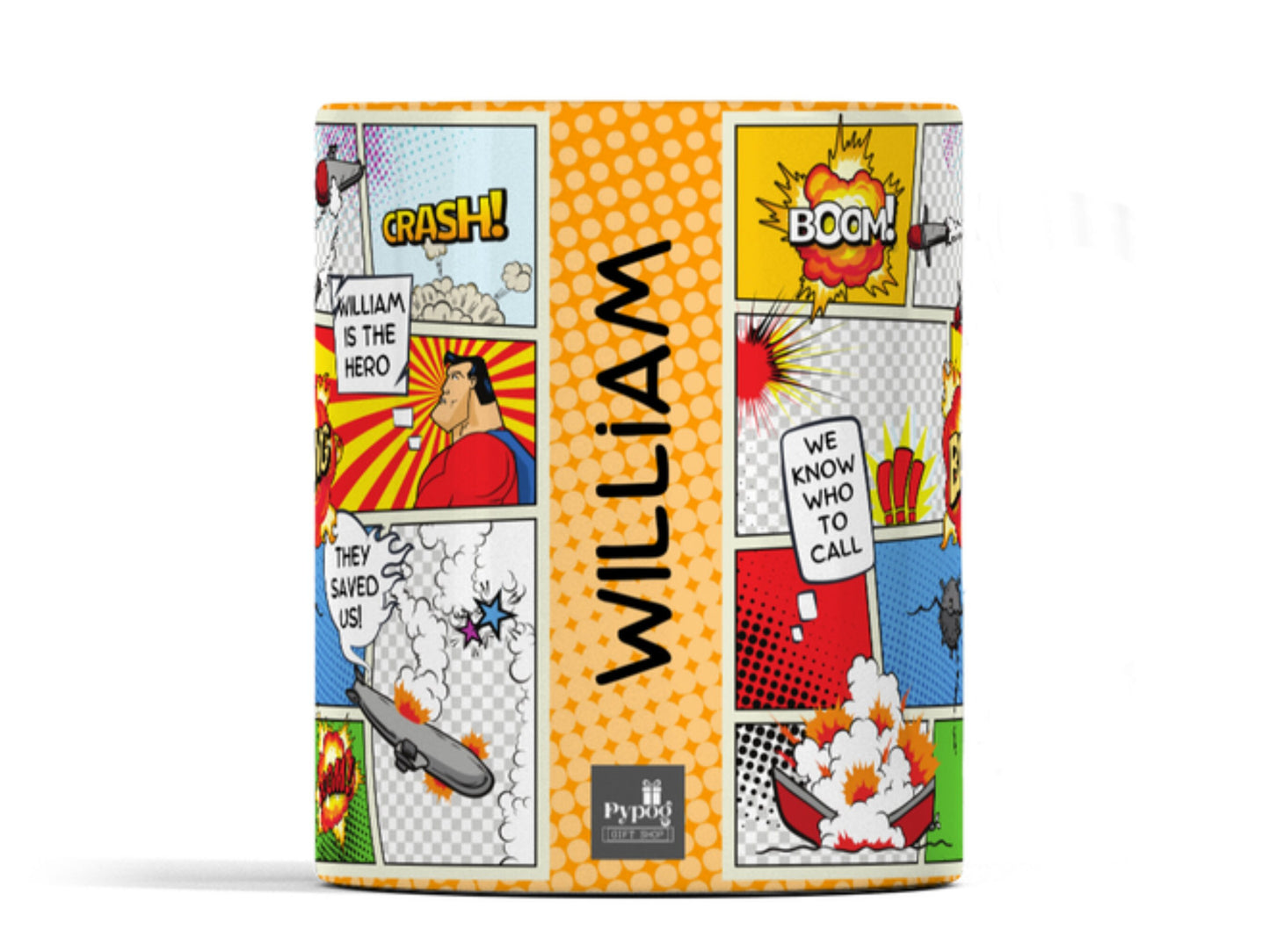 Comic Strip Personalised Mug
